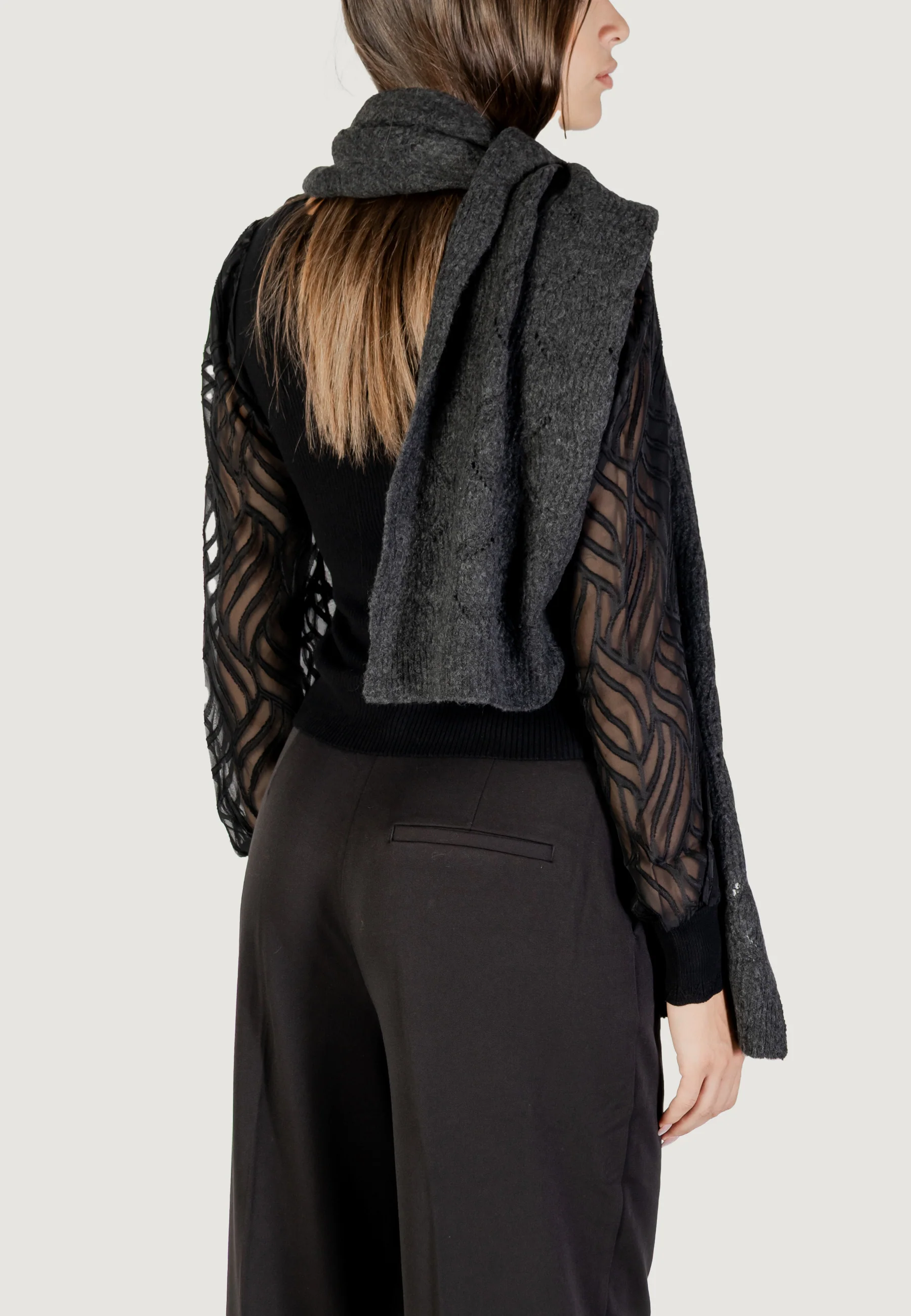 Sciarpa Only ONLAURORA STRUCTURED KNIT SCARF CC - Image 2