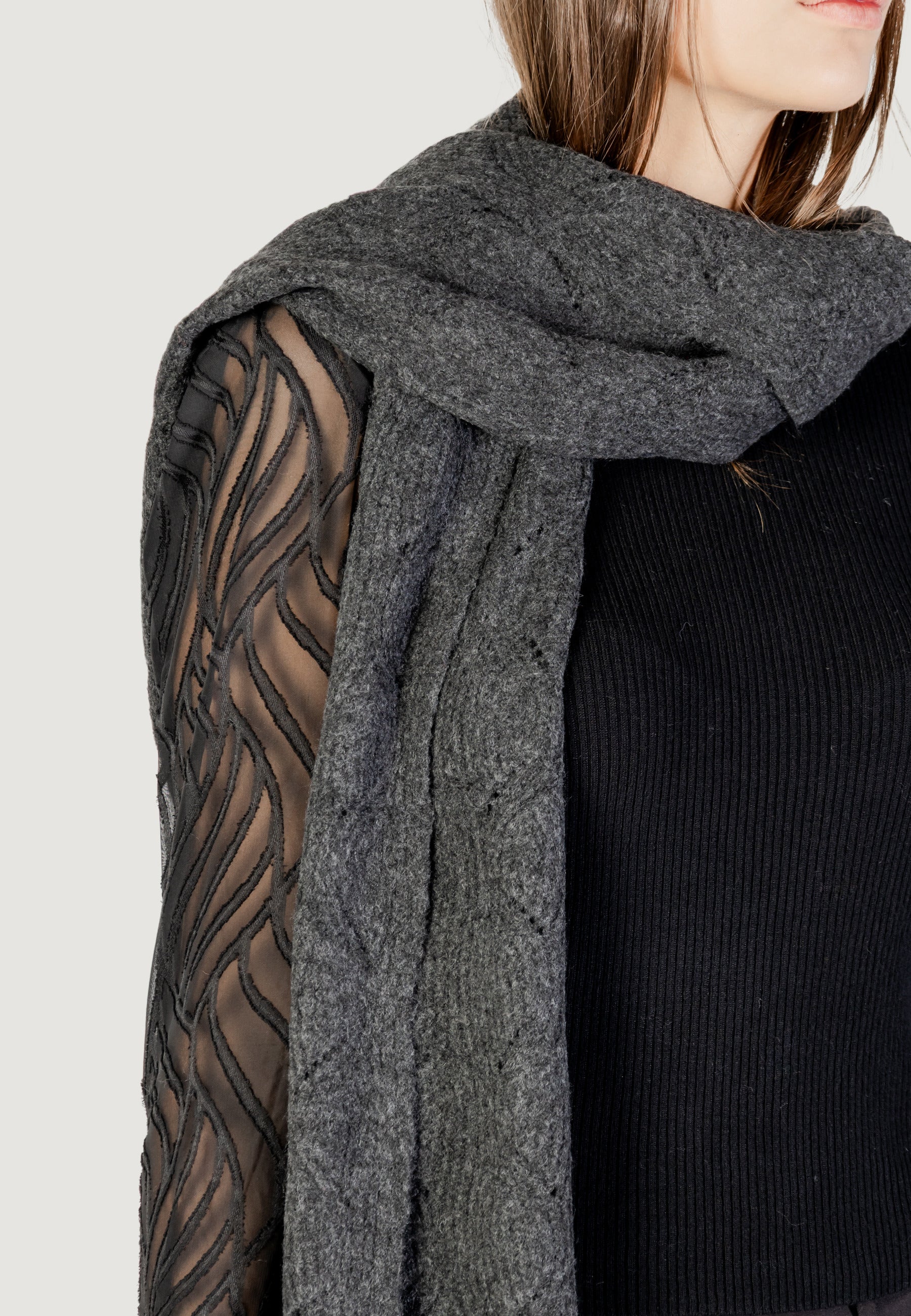Sciarpa Only ONLAURORA STRUCTURED KNIT SCARF CC - Image 3