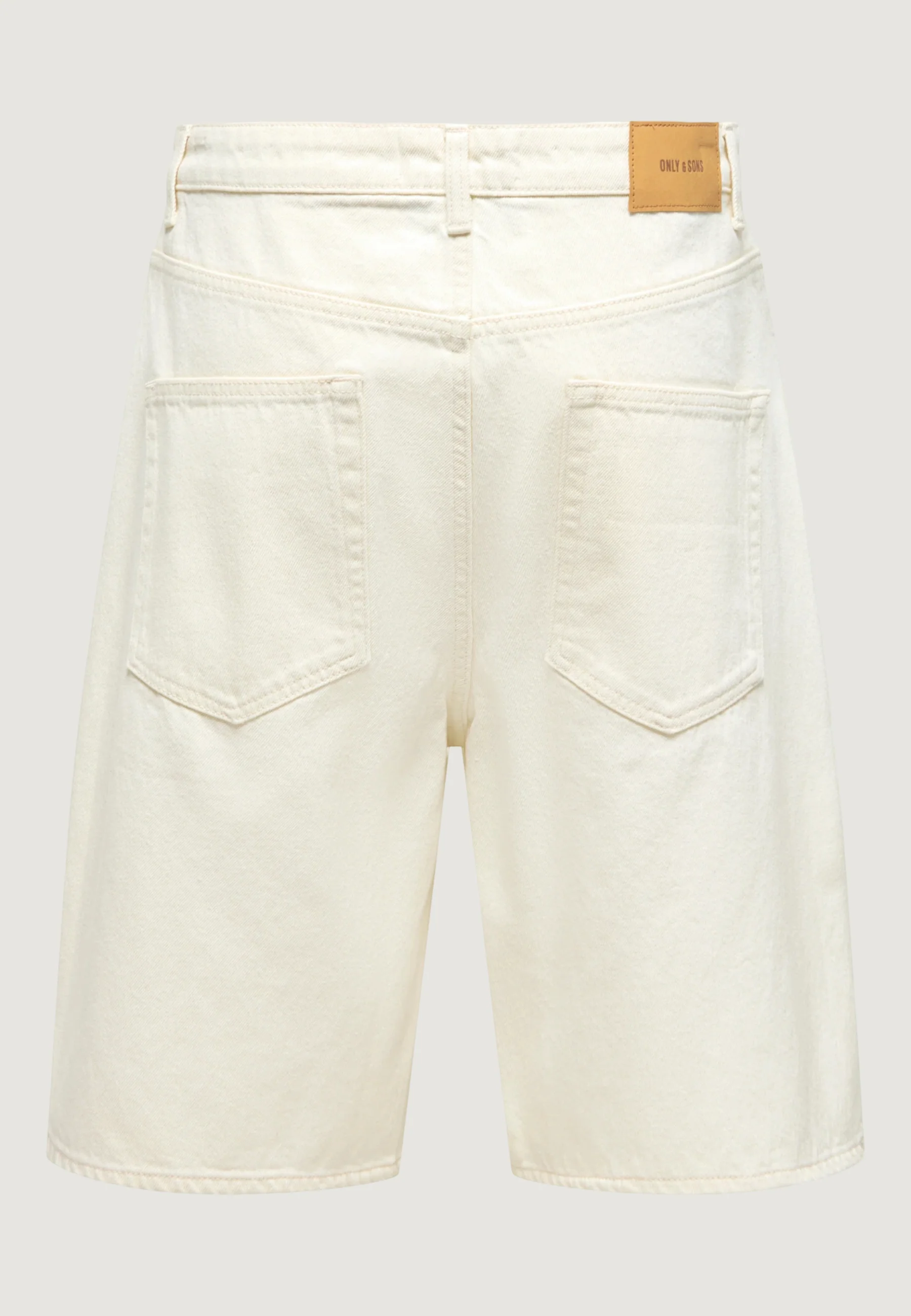 Shorts Only & Sons Onscarl Balloon Ecru 4145 Pim Dnm Shorts - Image 4