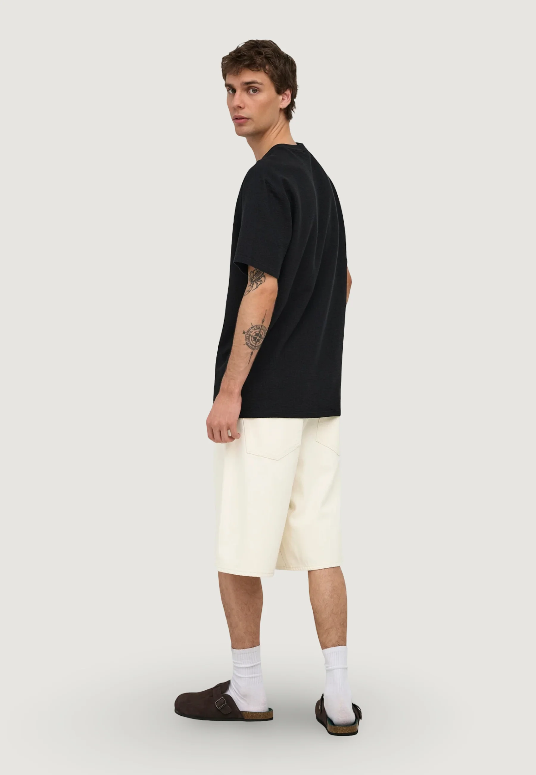 Shorts Only & Sons Onscarl Balloon Ecru 4145 Pim Dnm Shorts - Image 5