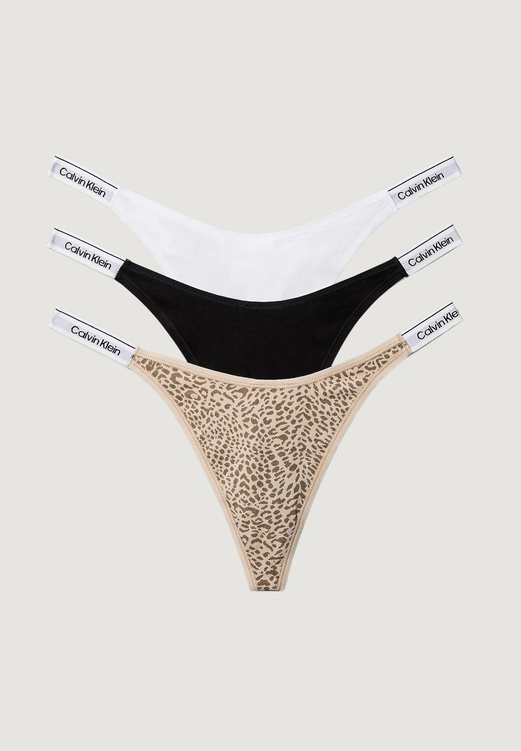Slip e perizoma Calvin Klein Underwear DIPPED THONG 3PK