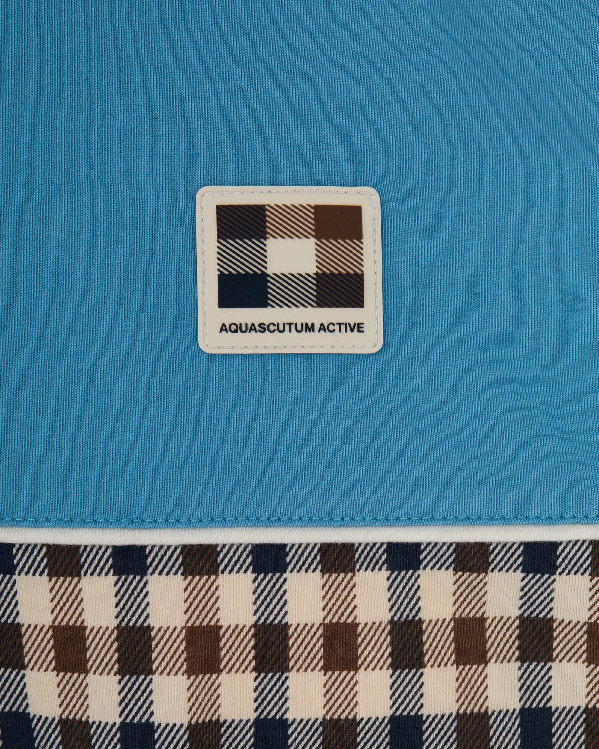 T-shirt Aquascutum Active CLUB CHECK PANEL T-SHIRT - Image 3