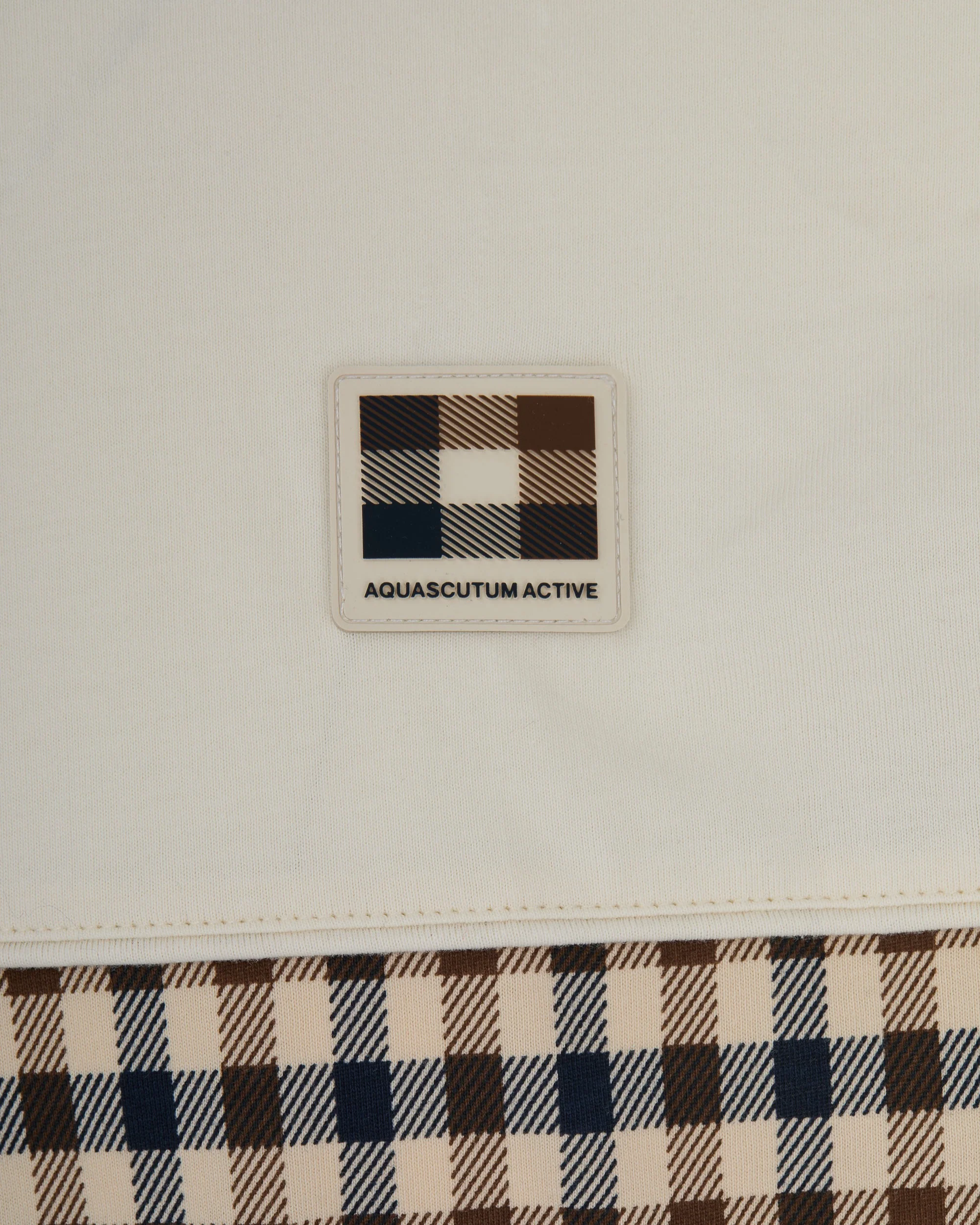 T-shirt Aquascutum Active CLUB CHECK PANEL T-SHIRT - Image 3