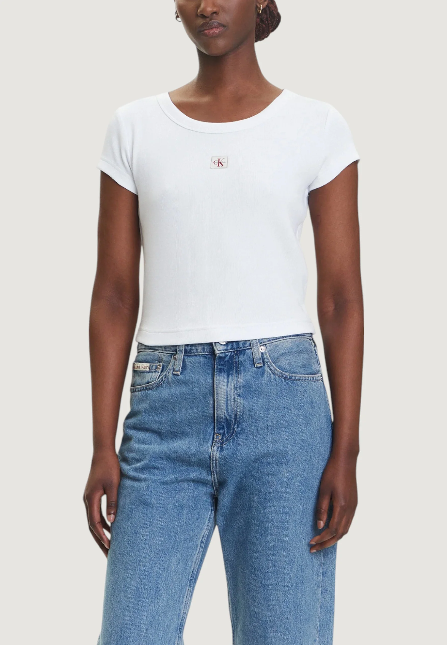T-shirt Calvin Klein Jeans A- WOVEN LABEL 2X2 R - Image 2