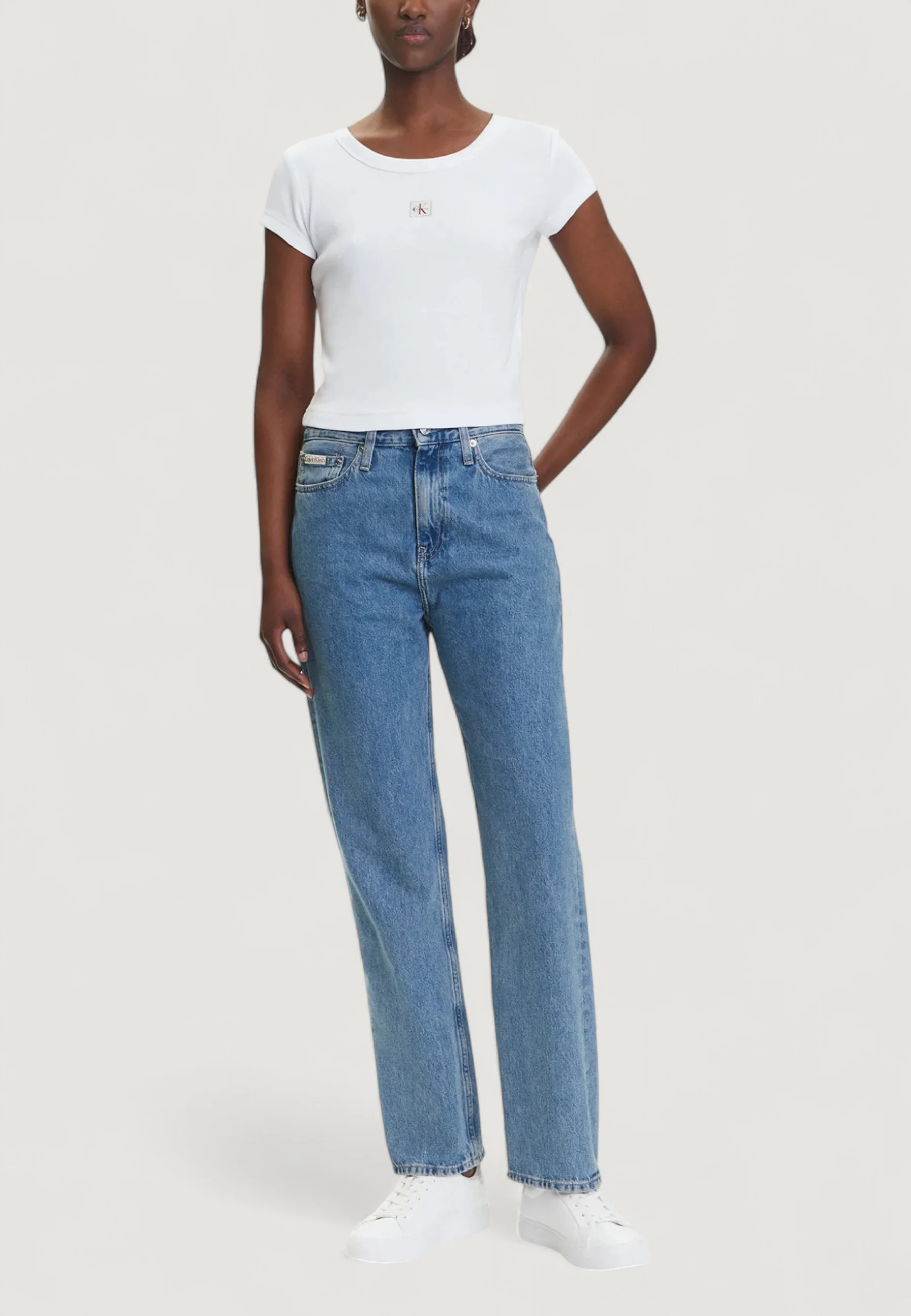 T-shirt Calvin Klein Jeans A- WOVEN LABEL 2X2 R - Image 3