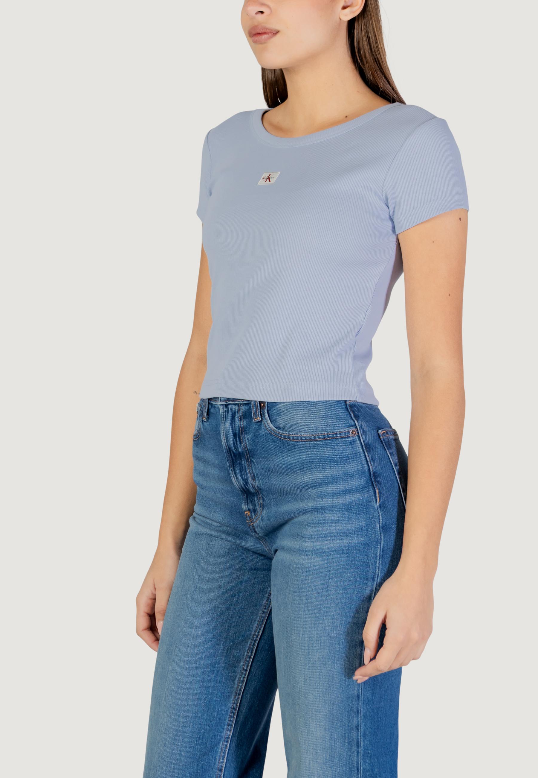 T-shirt Calvin Klein Jeans A- WOVEN LABEL 2X2 R - Image 3