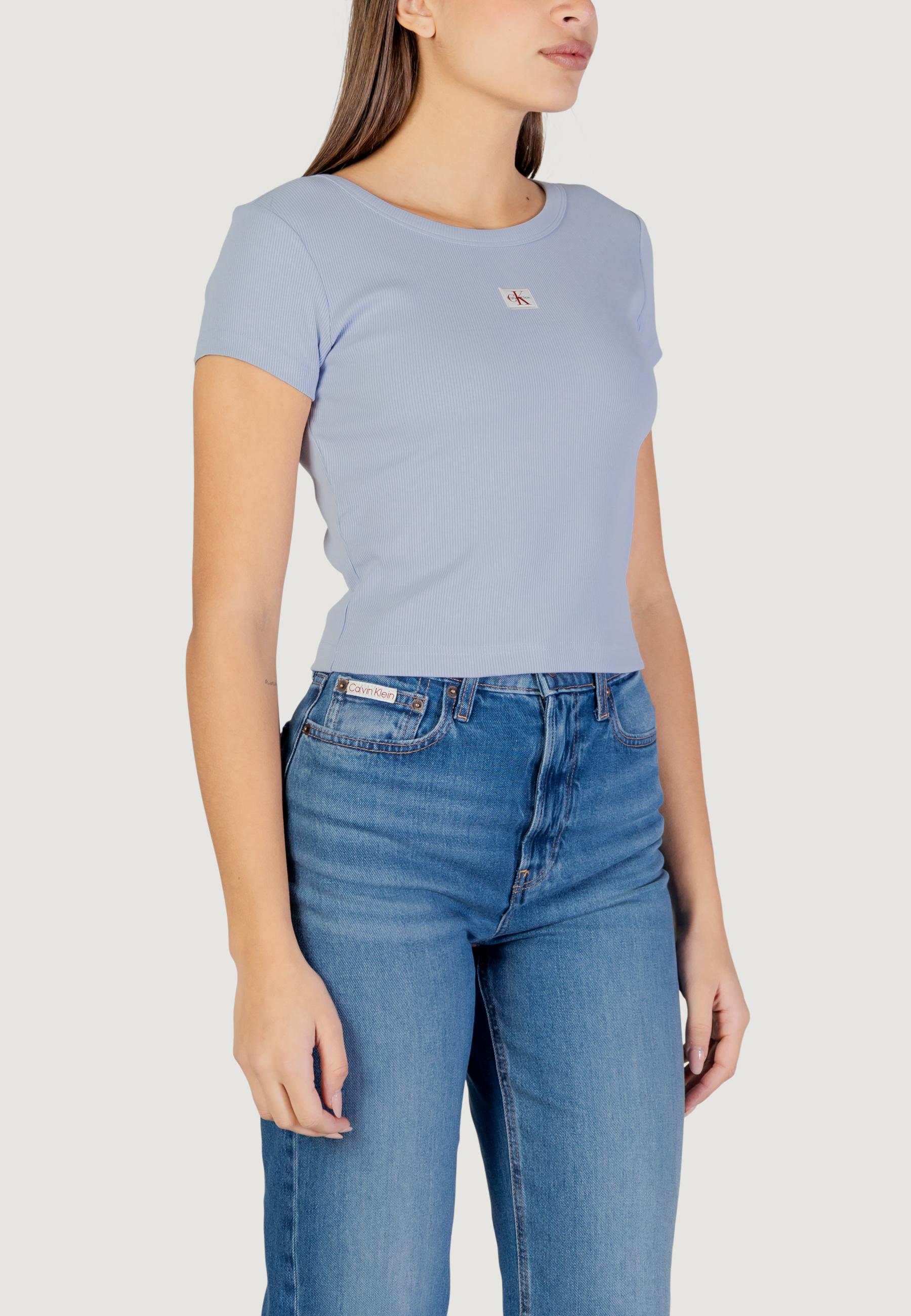 T-shirt Calvin Klein Jeans A- WOVEN LABEL 2X2 R - Image 4