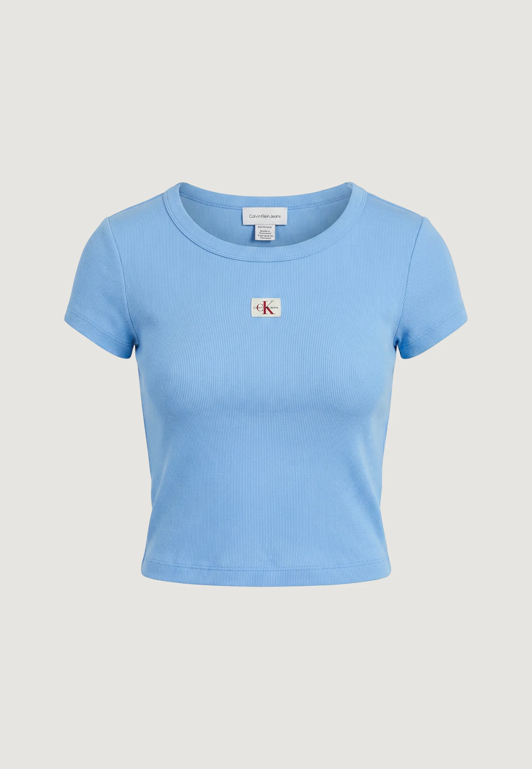 T-shirt Calvin Klein Jeans A- WOVEN LABEL 2X2 R - Image 4