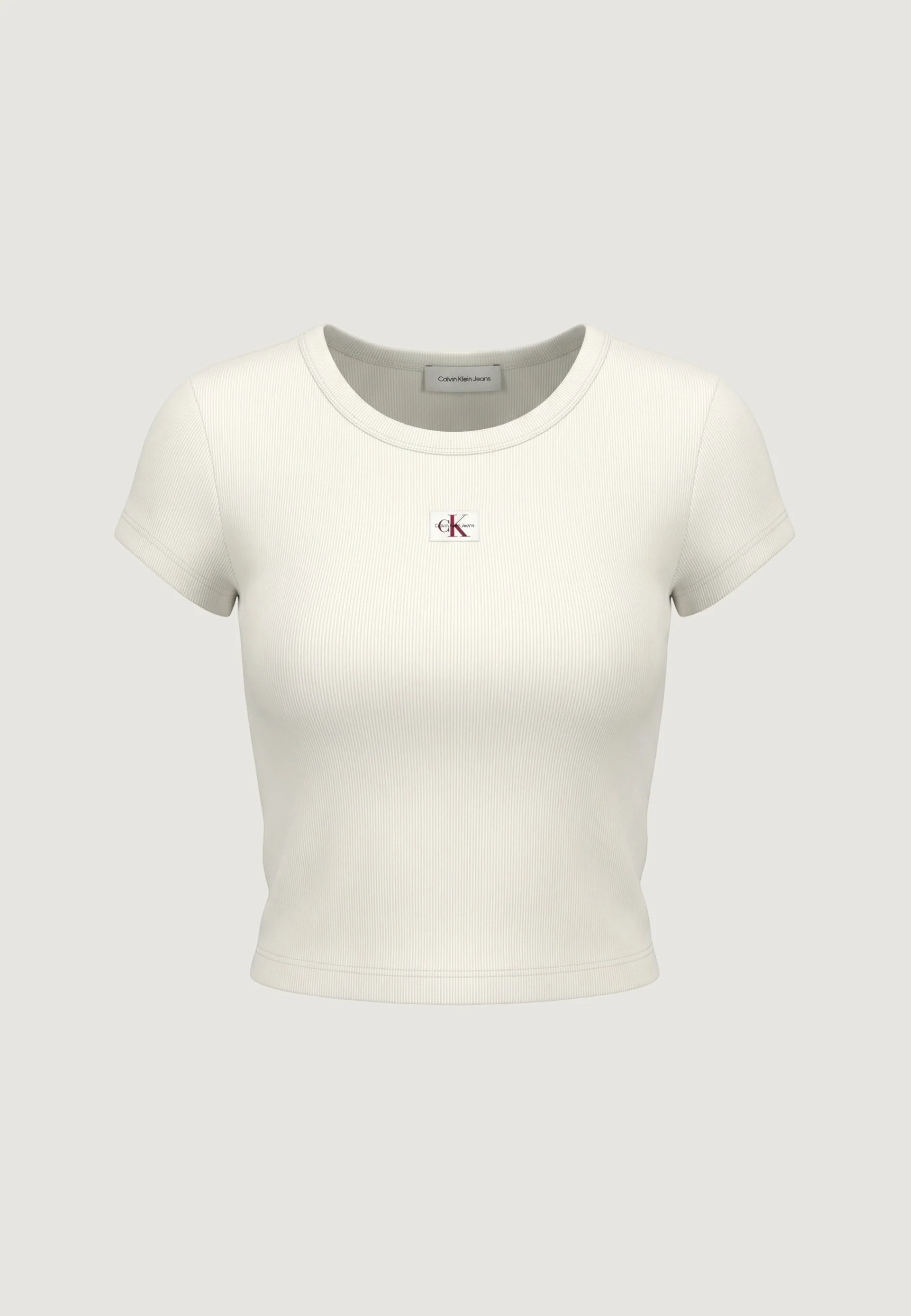 T-shirt Calvin Klein Jeans A- WOVEN LABEL 2X2 R - Image 2