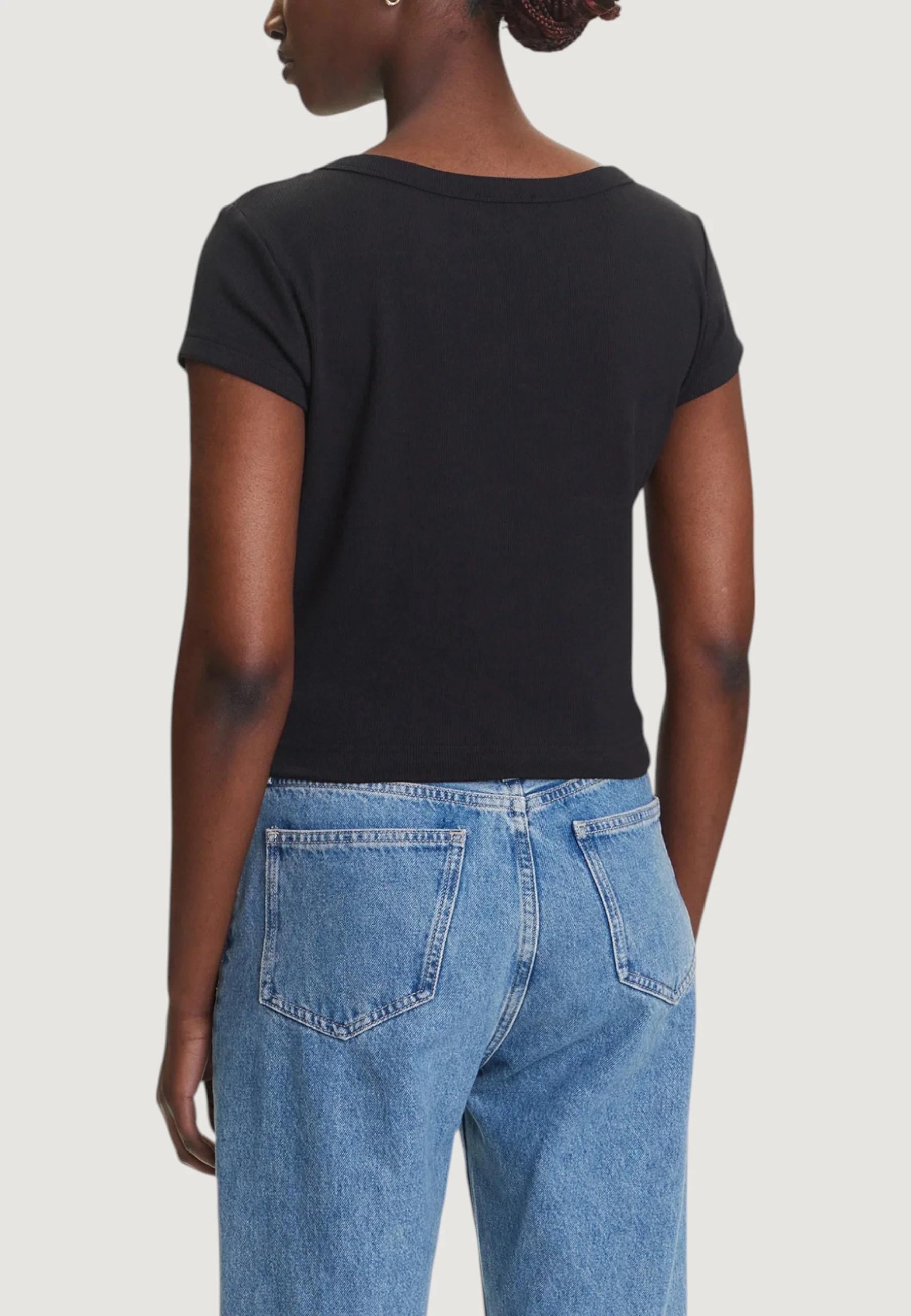 T-shirt Calvin Klein Jeans A- WOVEN LABEL 2X2 R - Image 4