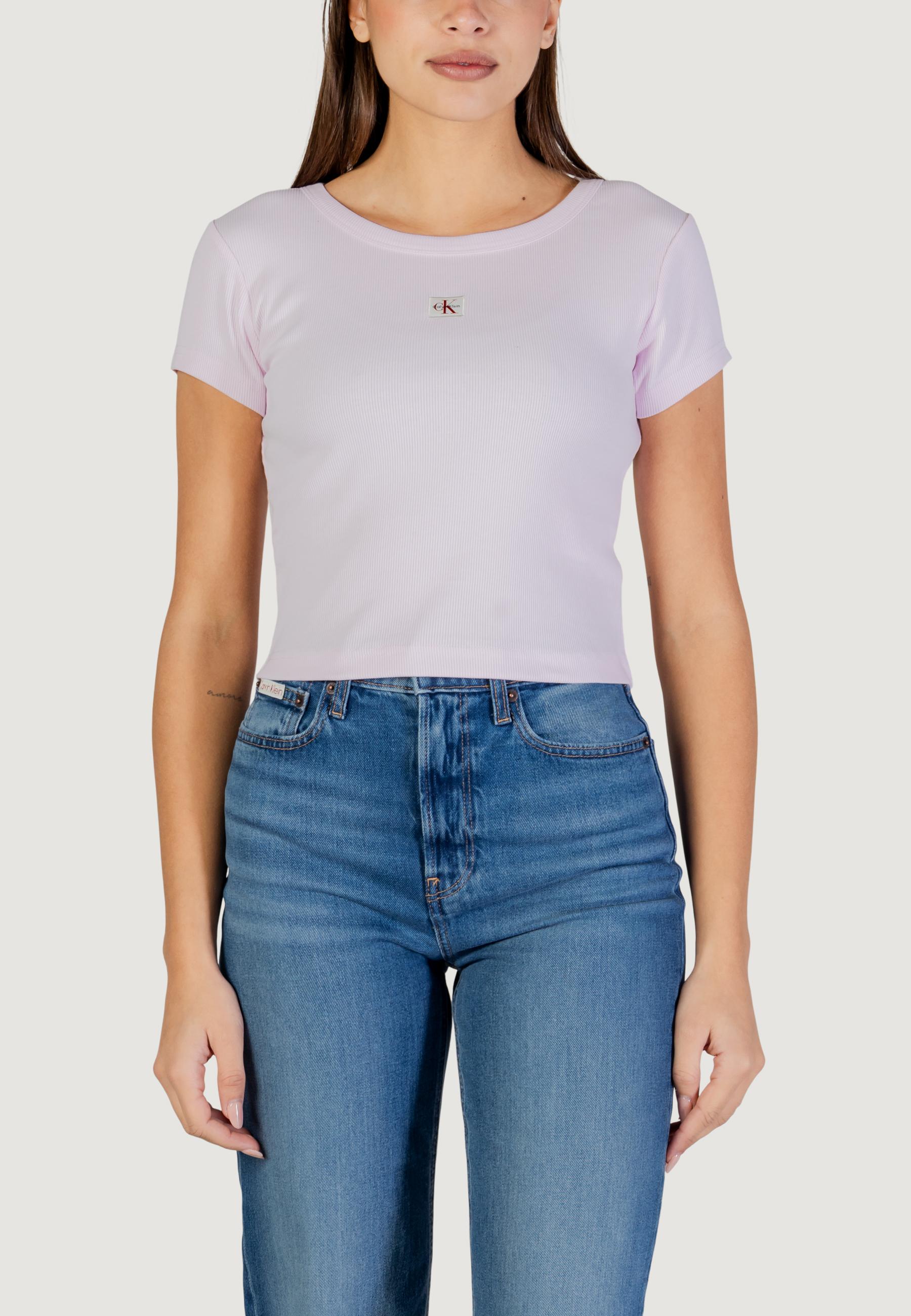 T-shirt Calvin Klein Jeans A- WOVEN LABEL 2X2 R - Image 3