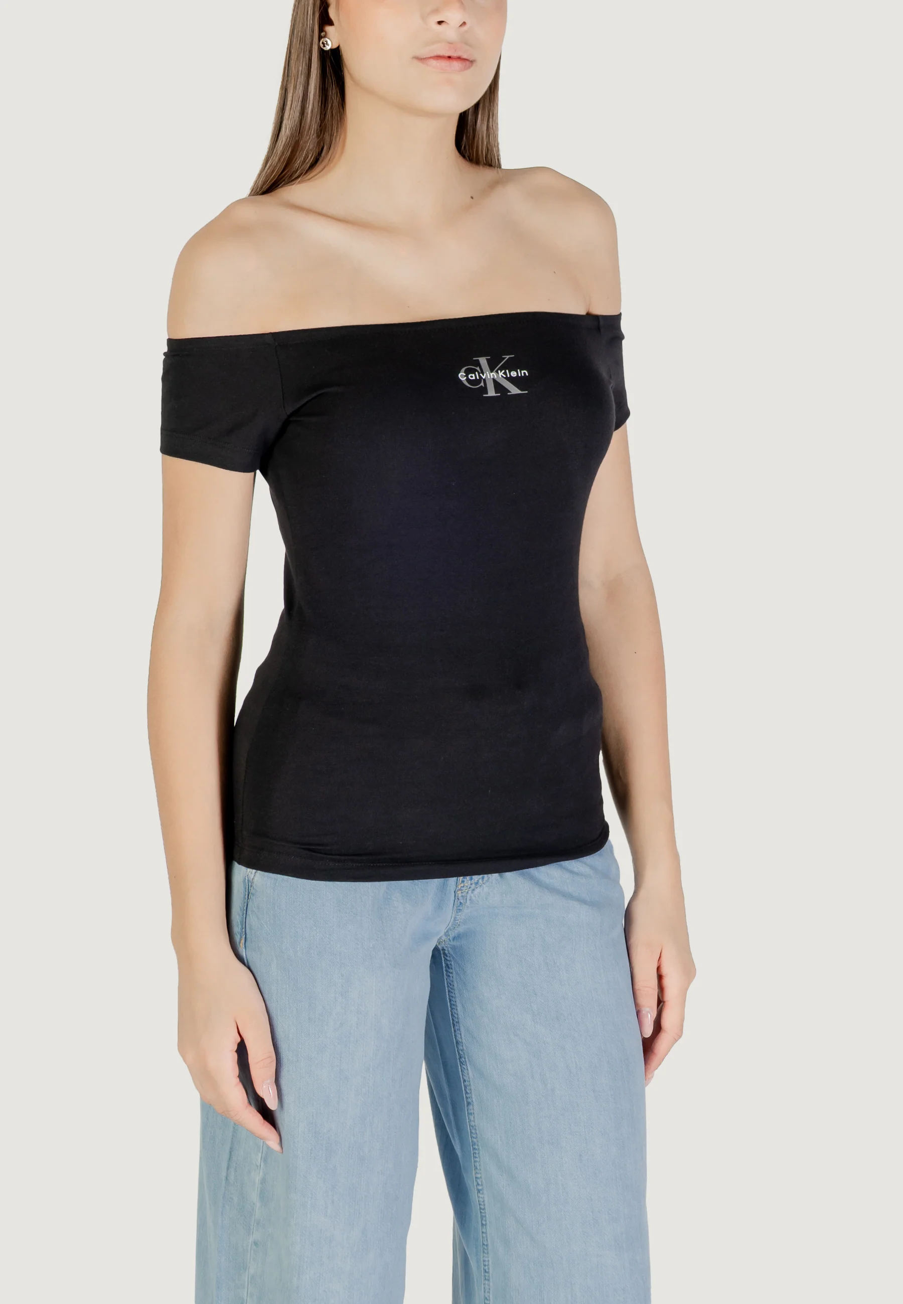 T-shirt Calvin Klein Jeans MONOGRAM OFF SHOULDE - Image 3