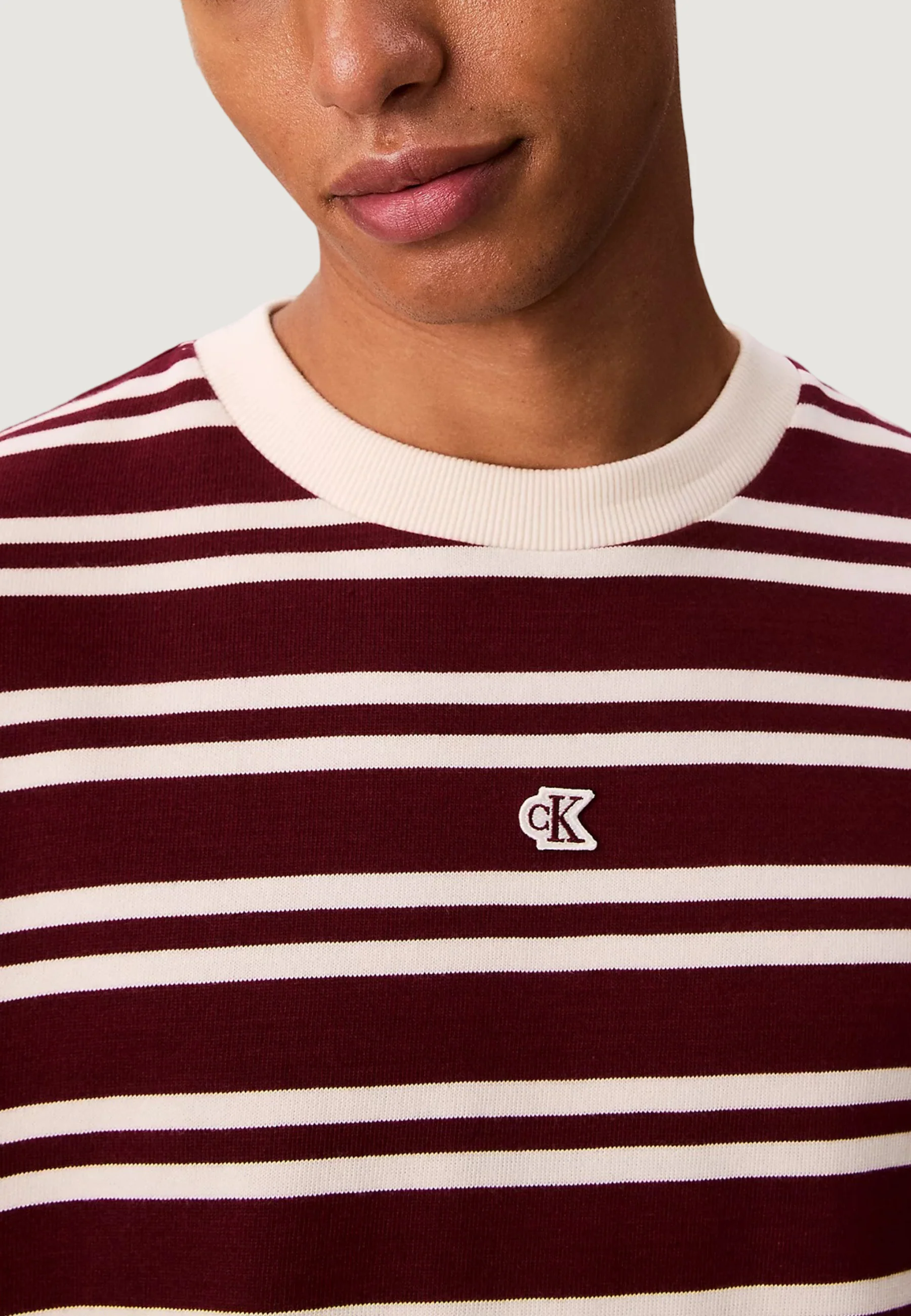 T-shirt Calvin Klein Jeans SS HVYWT STRIPE JERS - Image 2