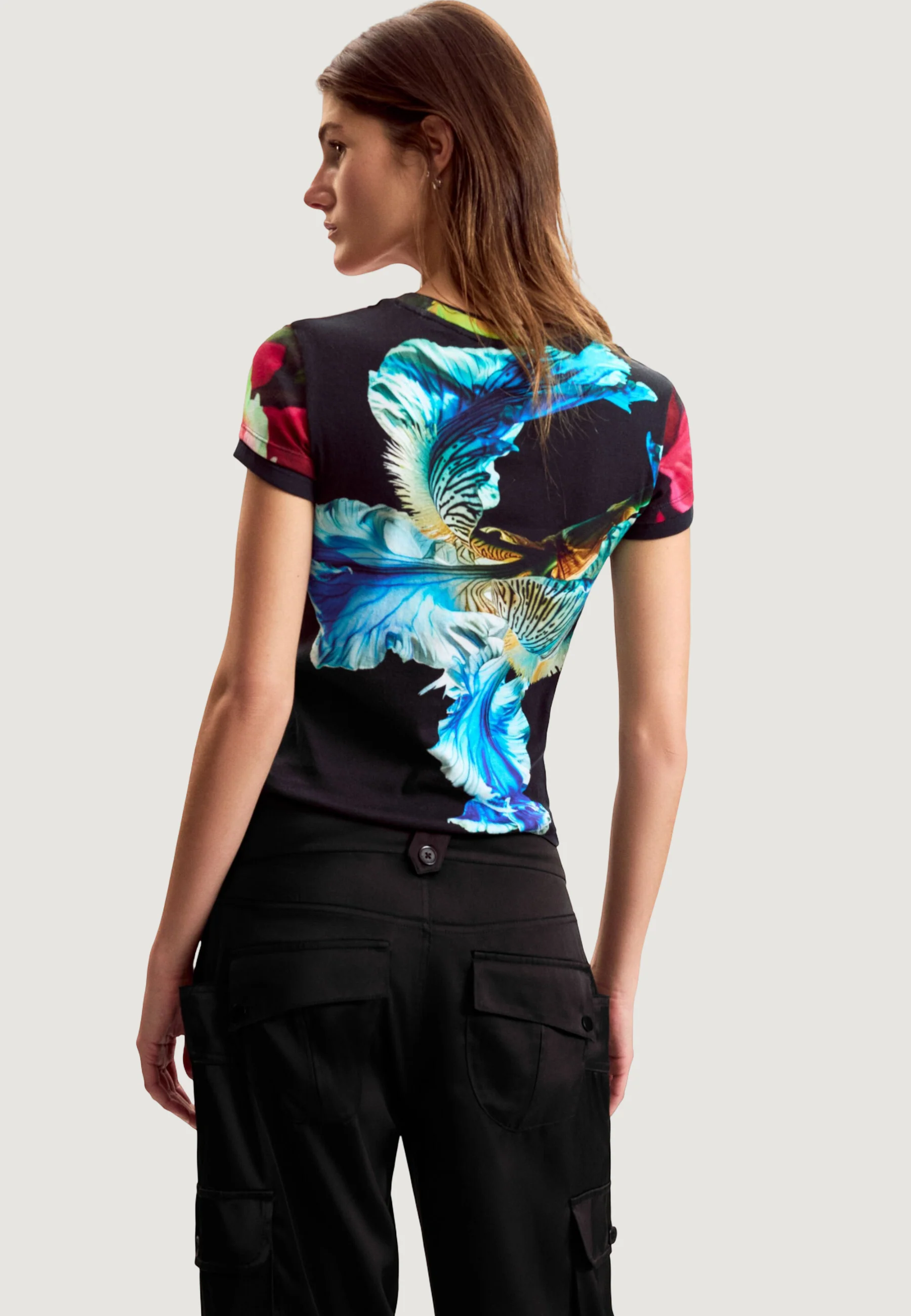 T-shirt Desigual TS_MULTIFLOWERS_LAC - Image 3