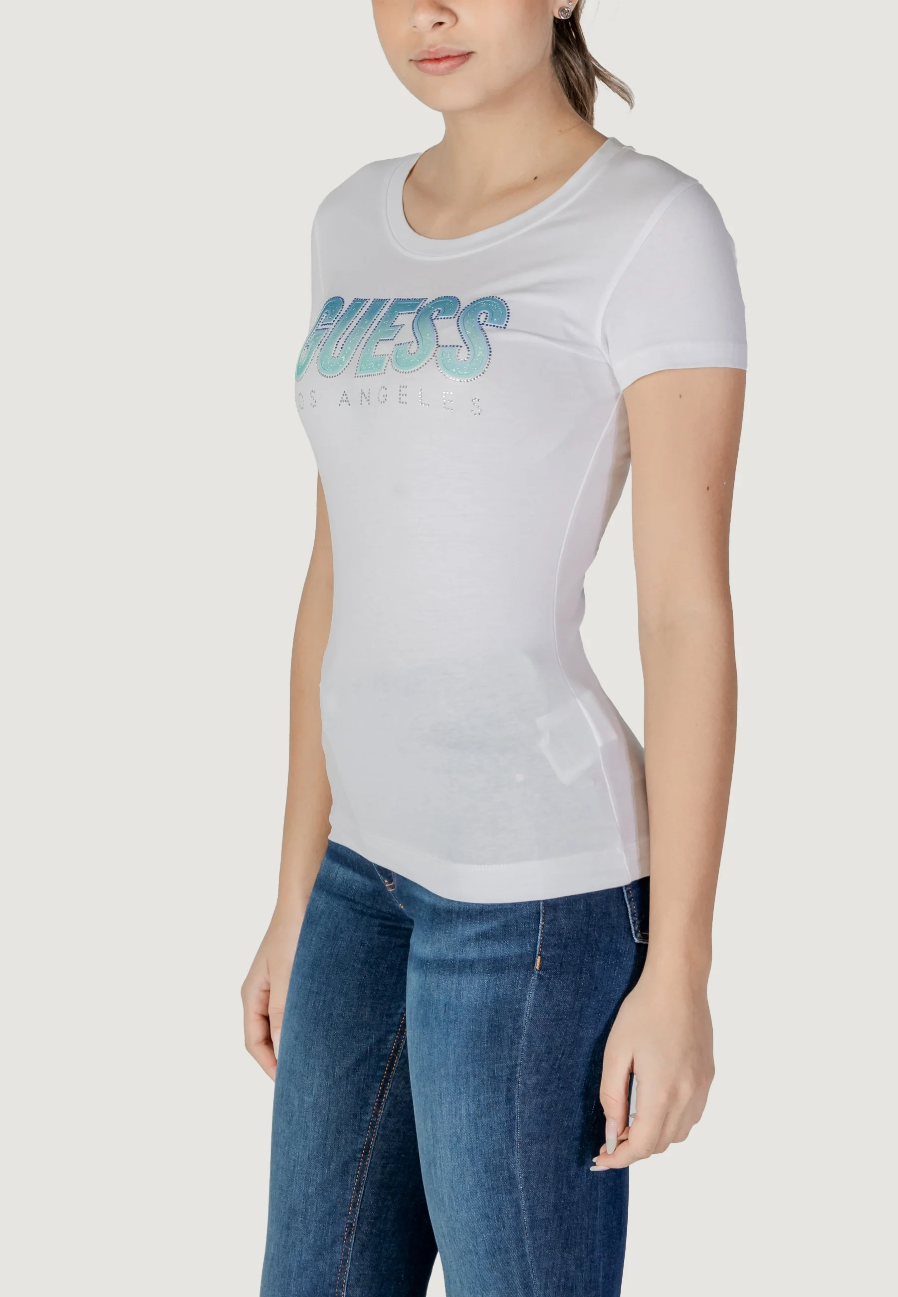 T-shirt Guess CN SS GLITTER DEGRAD - Image 3