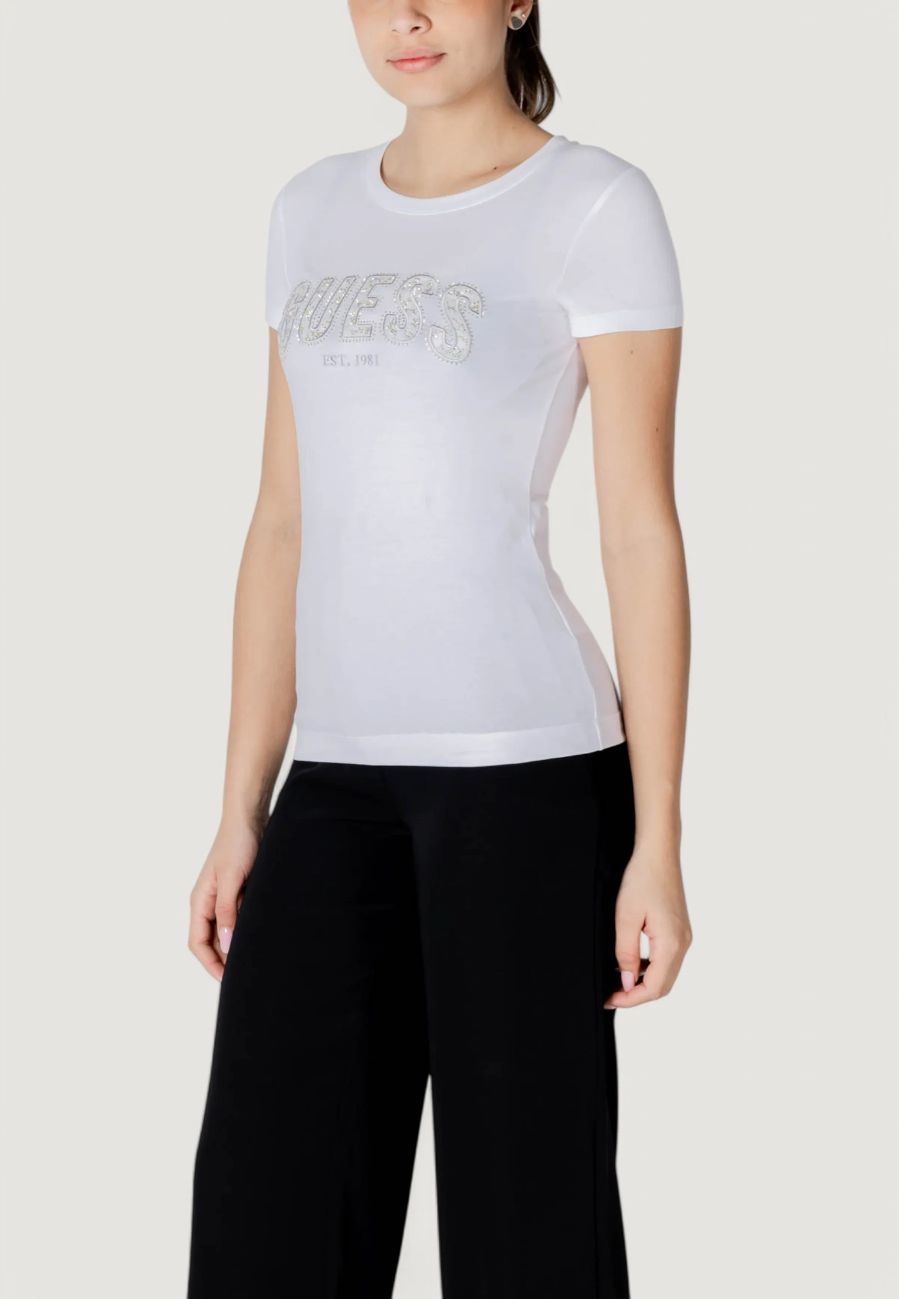 T-shirt Guess CN SS LOGO LACE TEE - Image 3