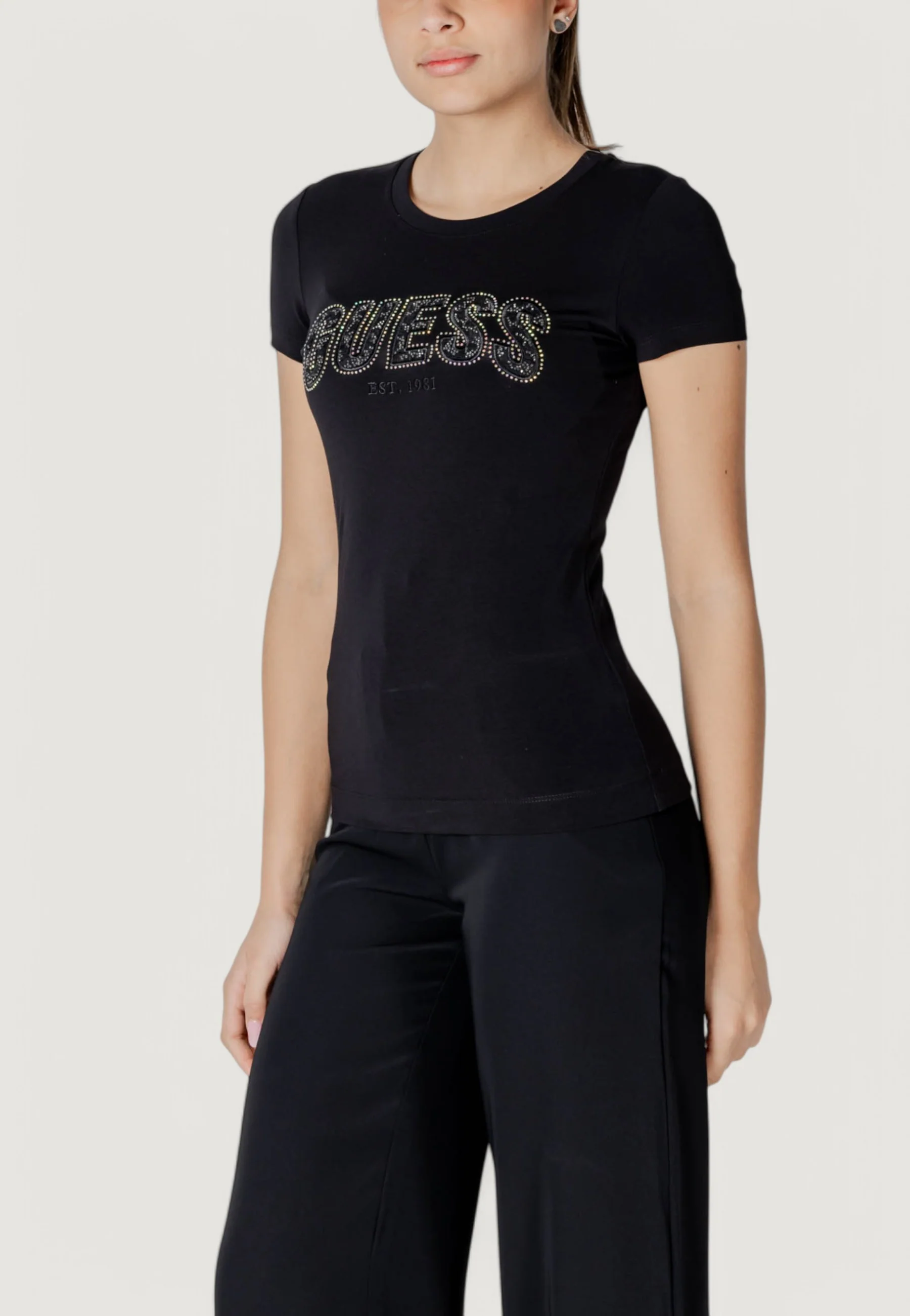 T-shirt Guess CN SS LOGO LACE TEE - Image 3
