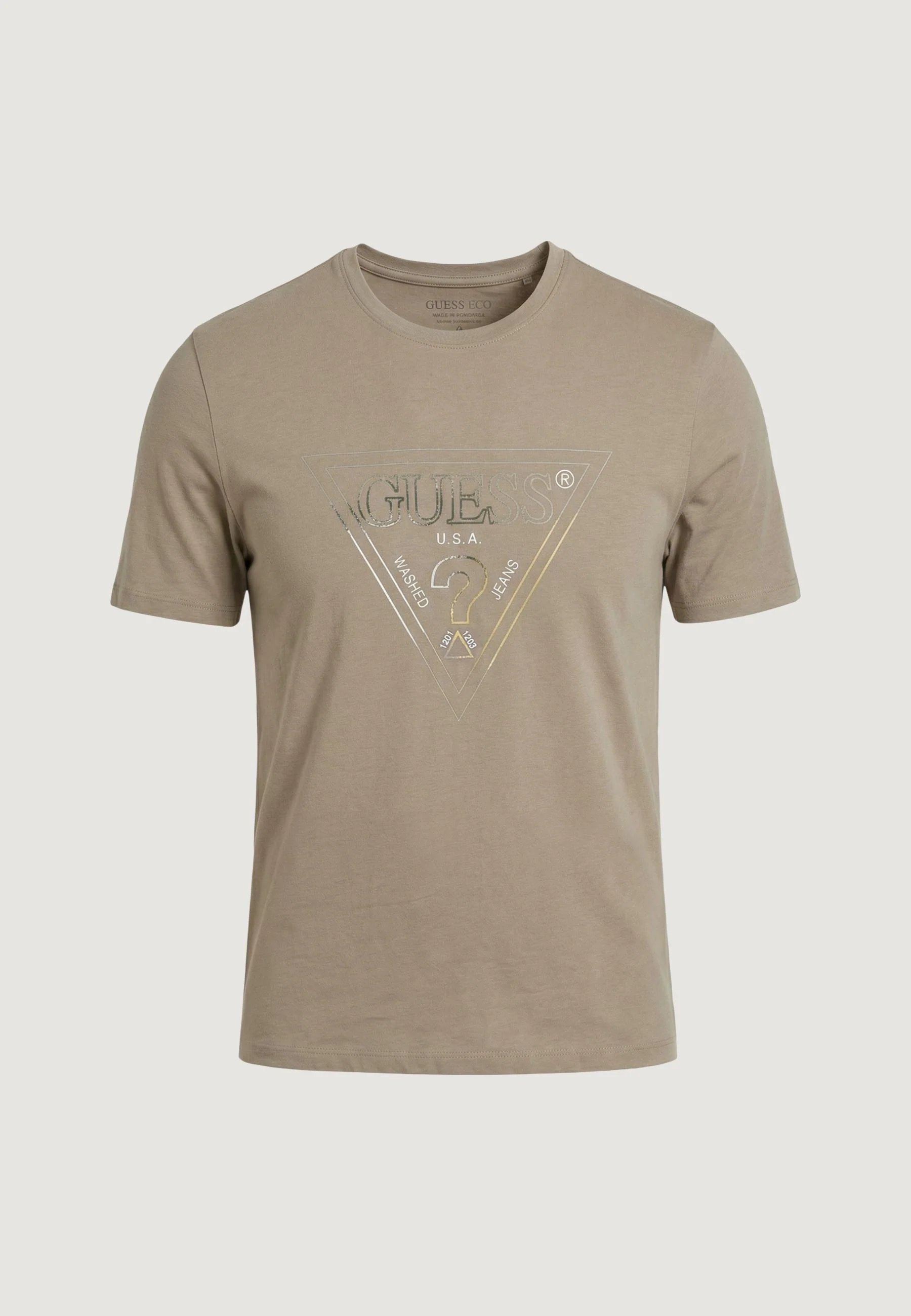 T-shirt Guess CN SS TRIANGLE HD MULTICOLOR T - Image 2