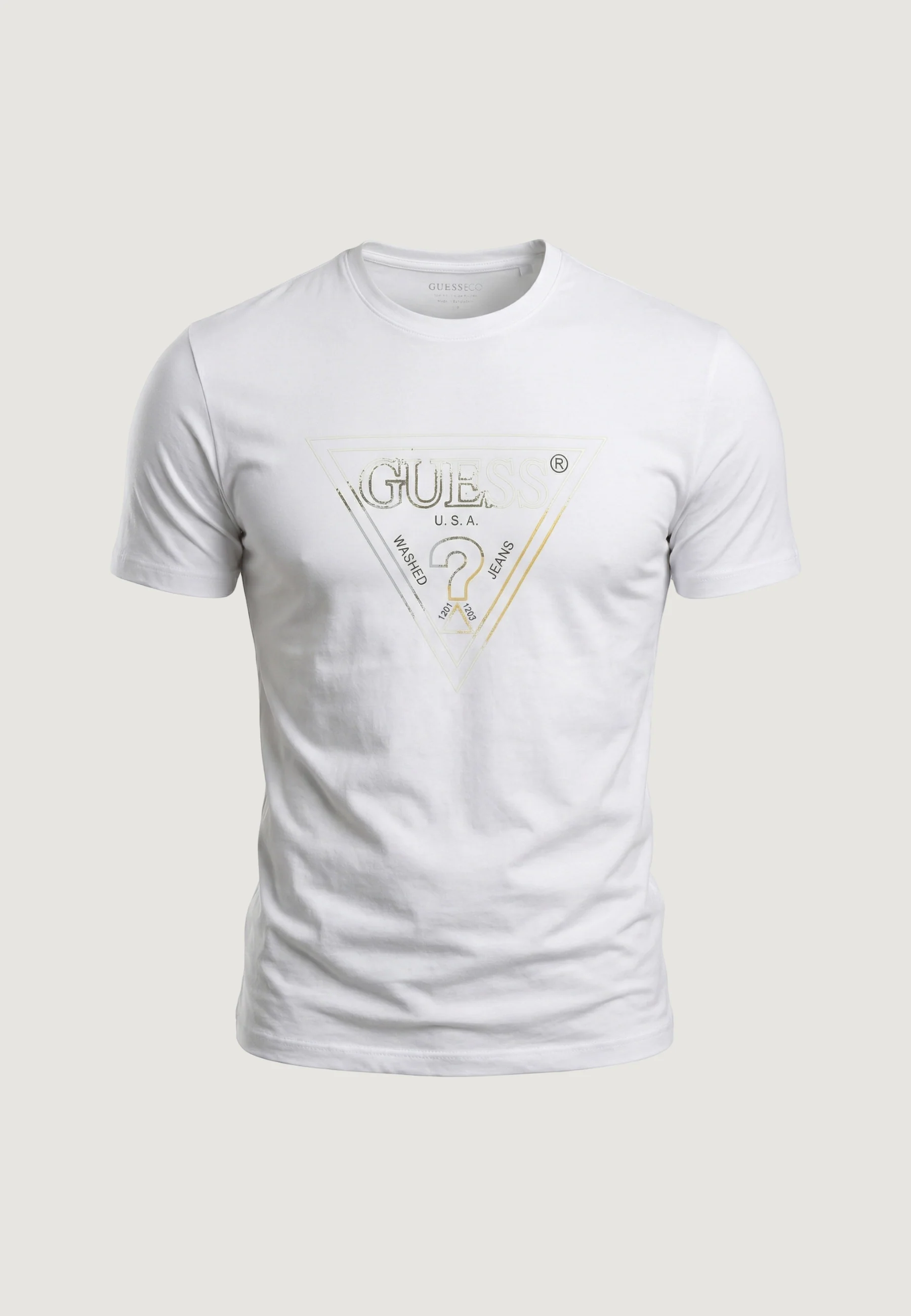 T-shirt Guess CN SS TRIANGLE HD MULTICOLOR T - Image 2