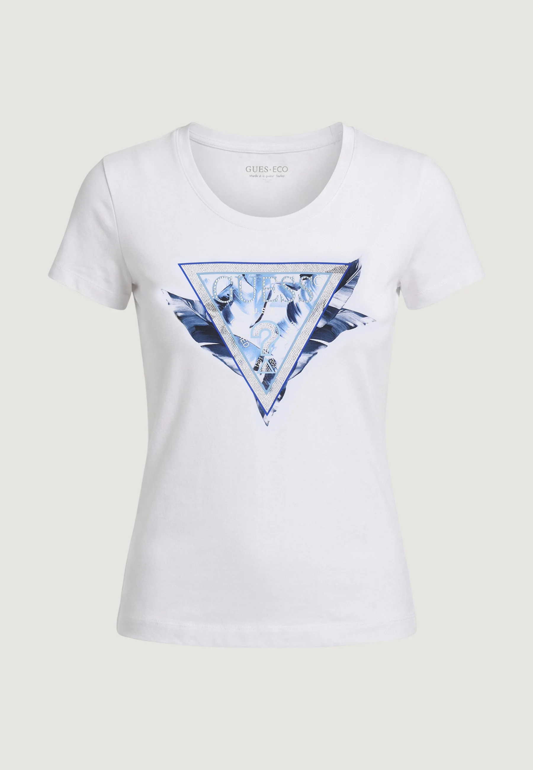 T-shirt Guess SS CN FEATHER TRIANGLE TEE - Image 2