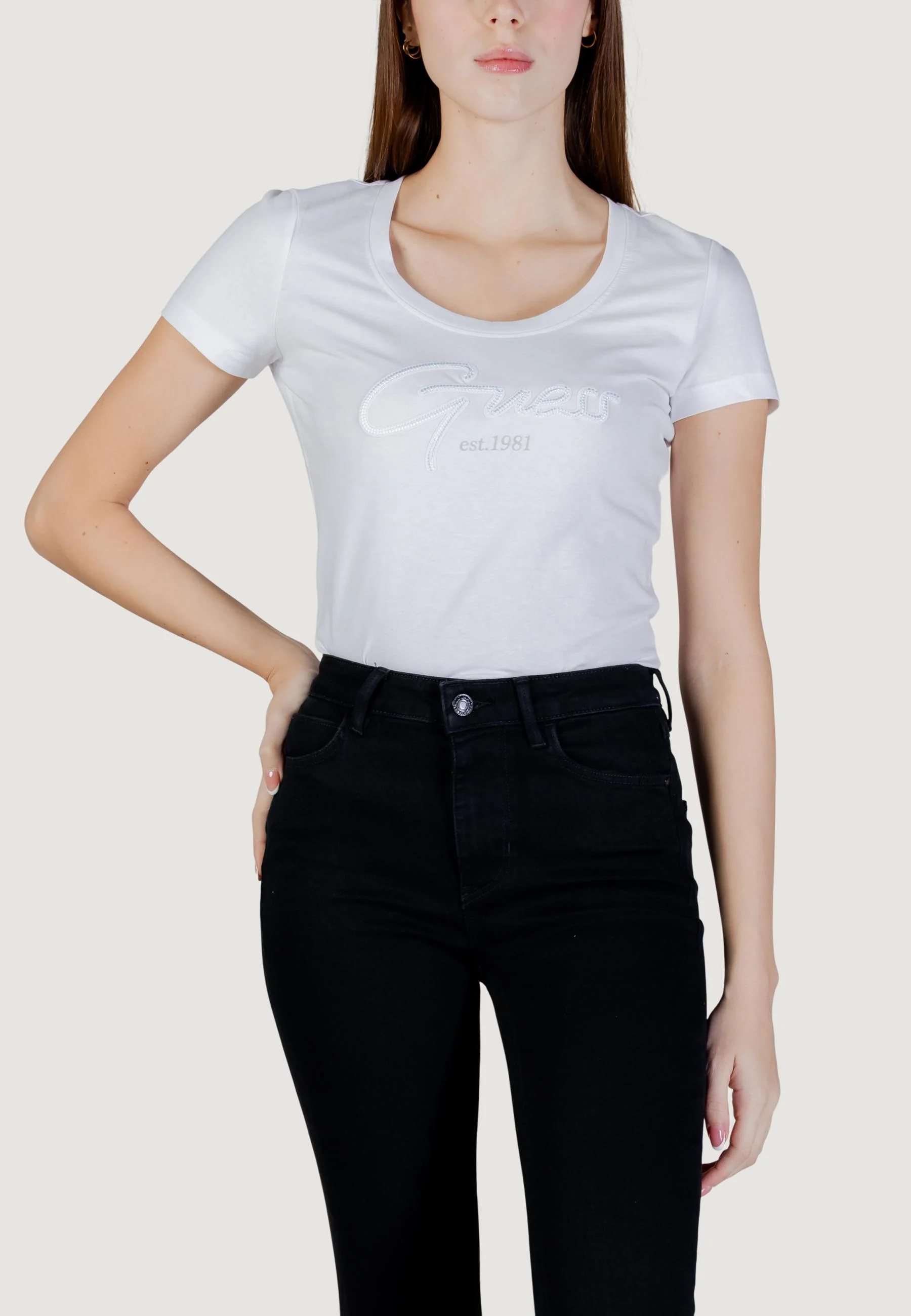 T-shirt Guess SS CN GUESS SCRIPT TEE