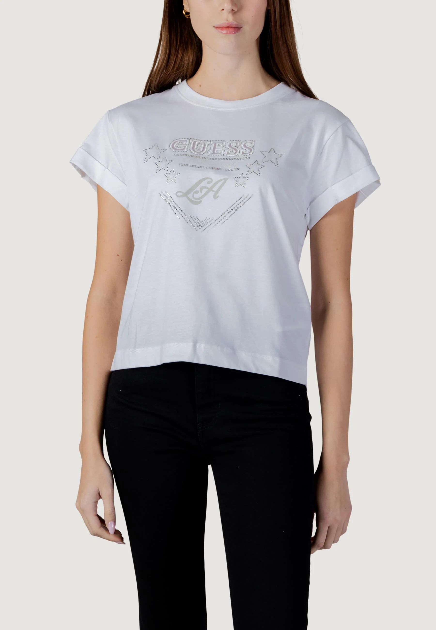 T-shirt Guess SS CN LA STARS TEE