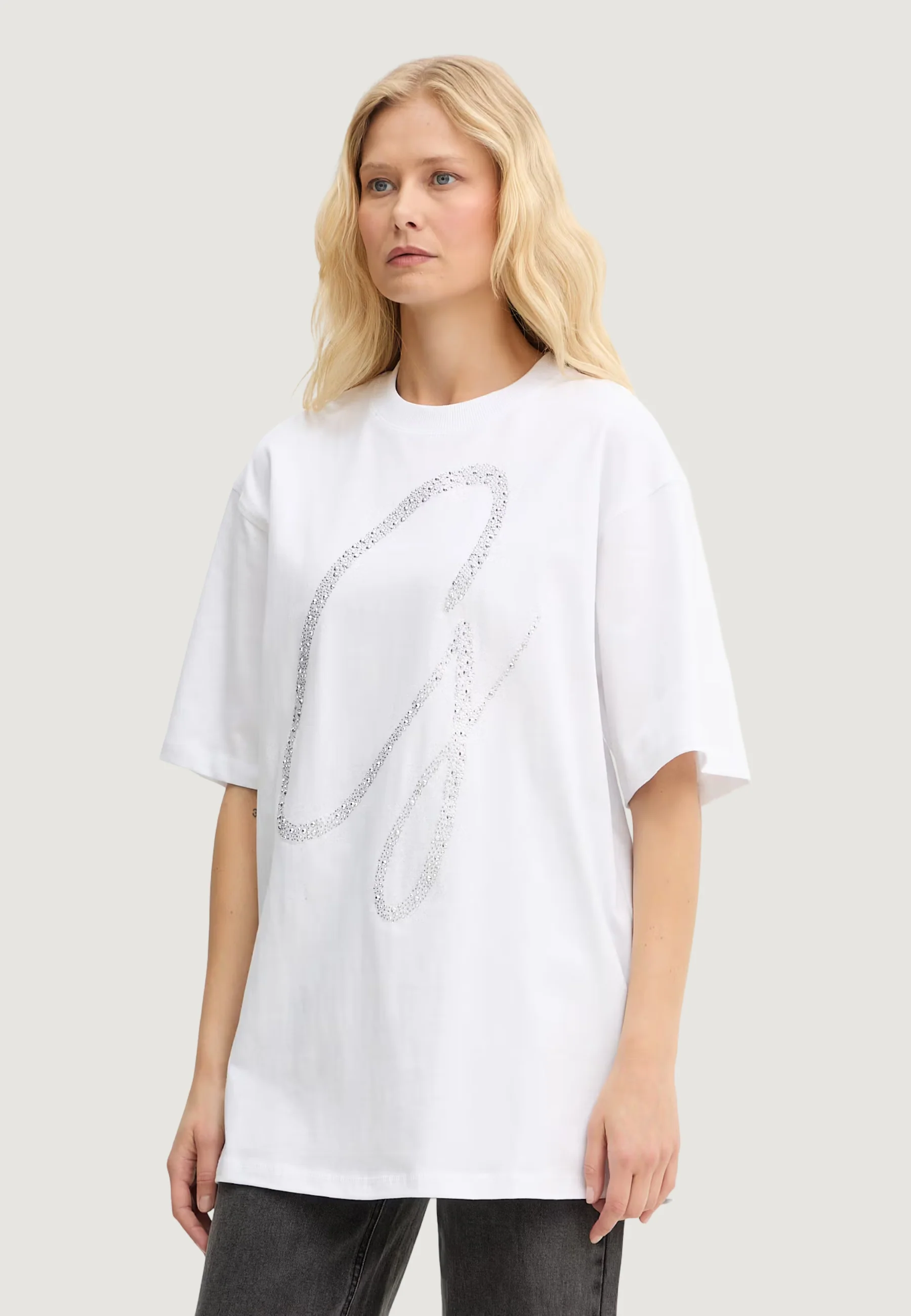 T-shirt Guess SS CN MAXI G STUDS TEE - Image 2