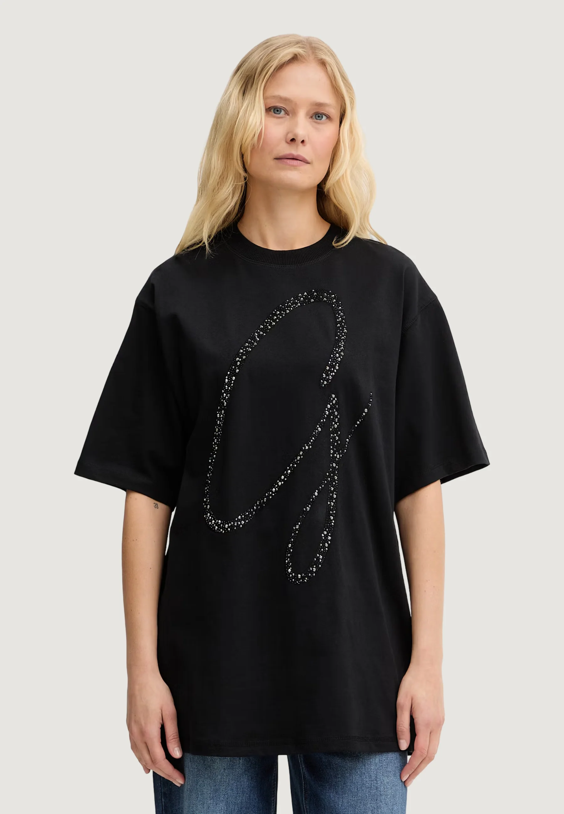 T-shirt Guess SS CN MAXI G STUDS TEE - Image 2