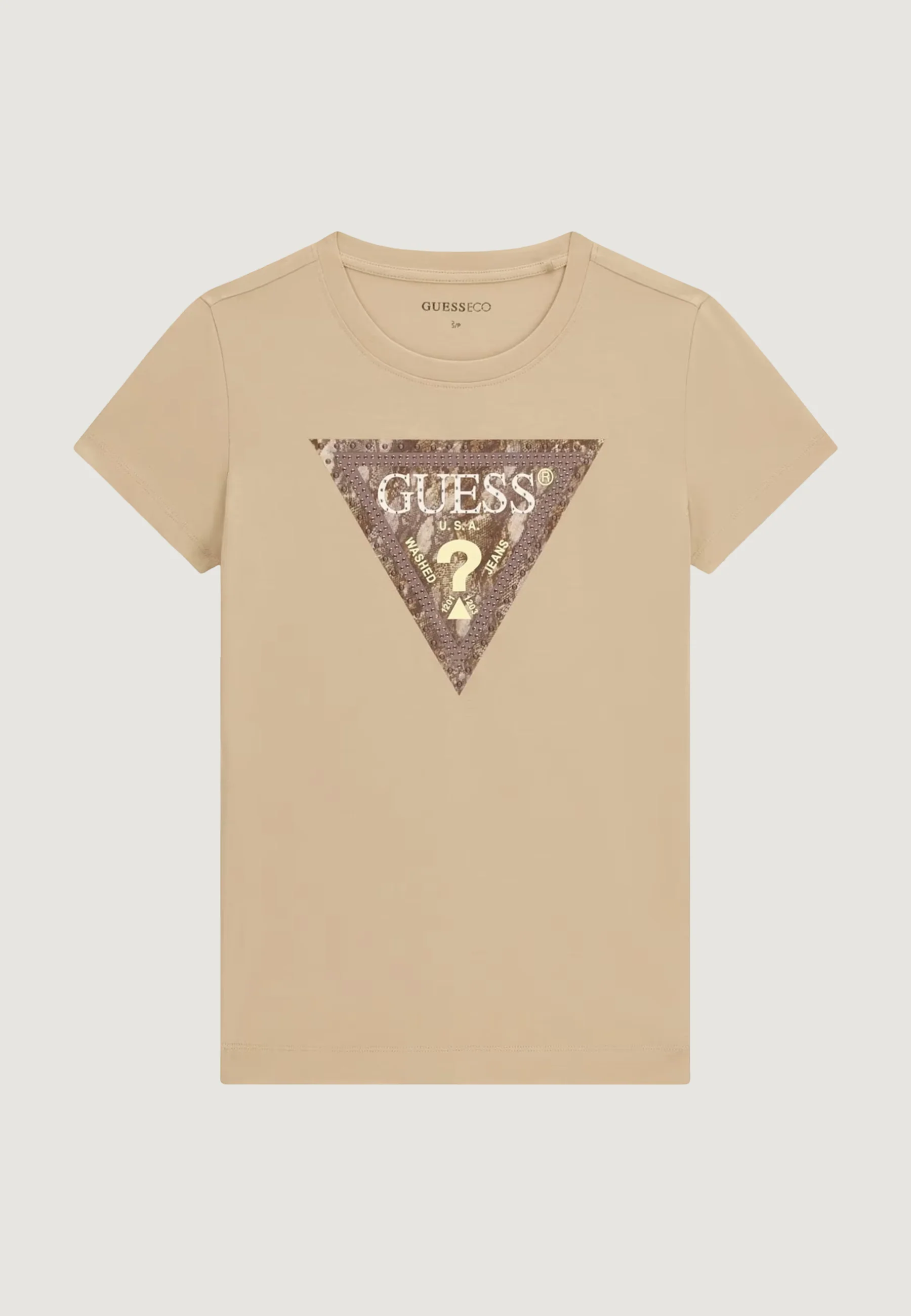 T-shirt Guess SS CN SNAKE TRIANGLE - Image 5