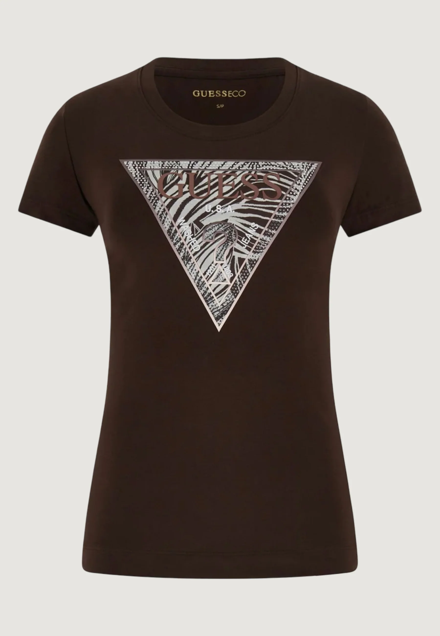 T-shirt Guess SS CN ZEBRA TRIANGLE TEE - Image 6