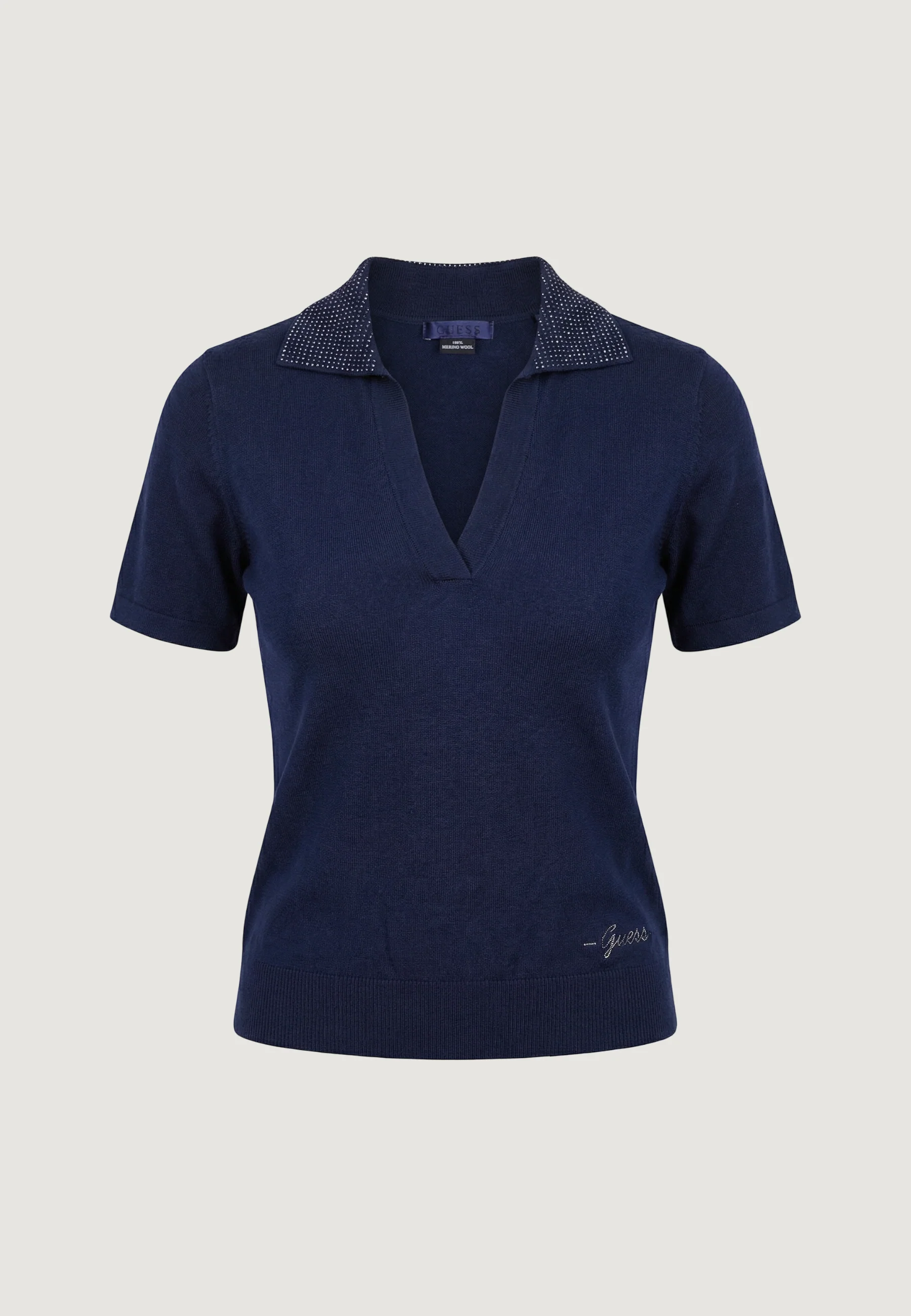 T-shirt Guess SS RHINESTONES POLO STORMI SWT - Image 5