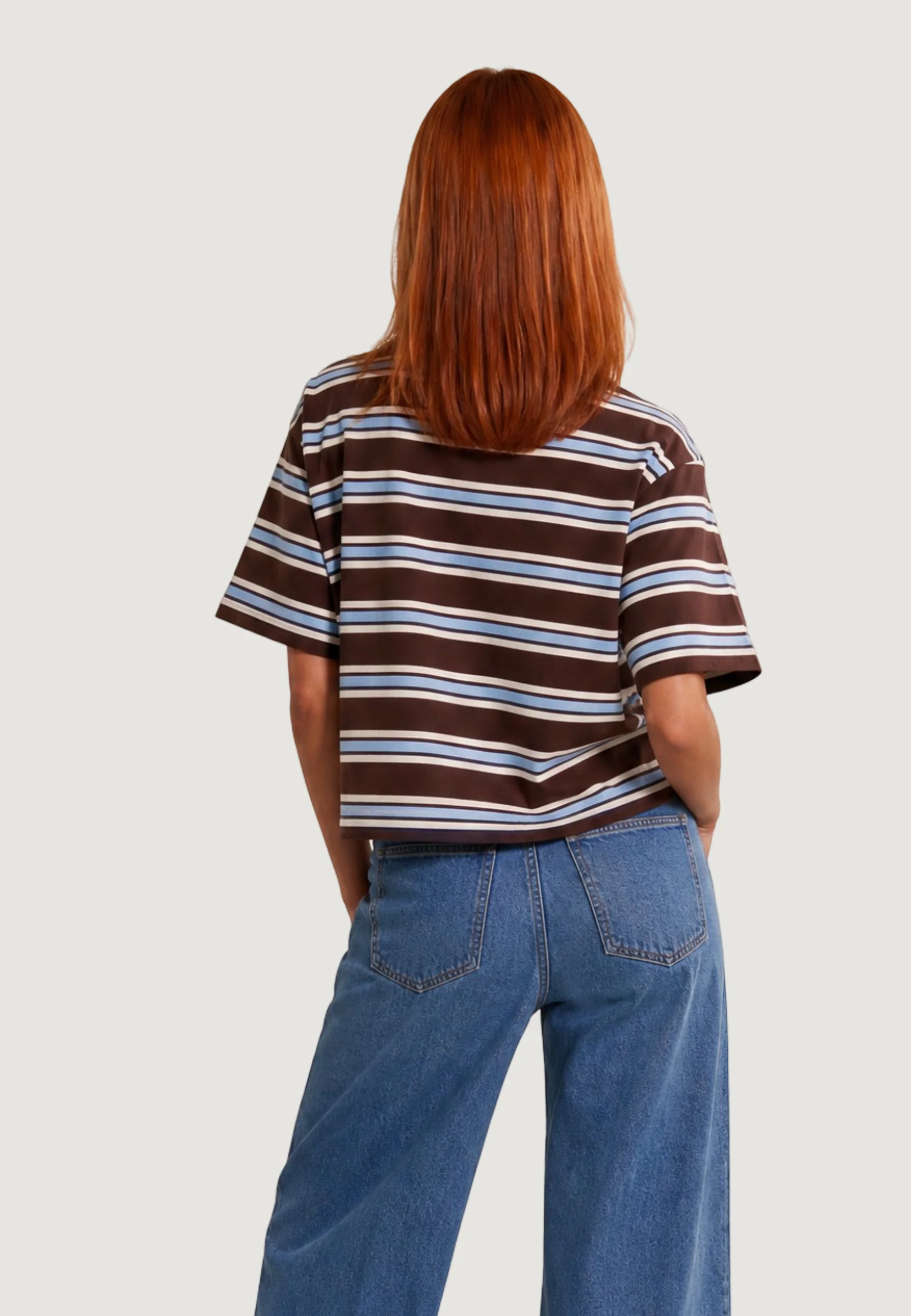 T-shirt I am Polo Cotone Righe - Image 4
