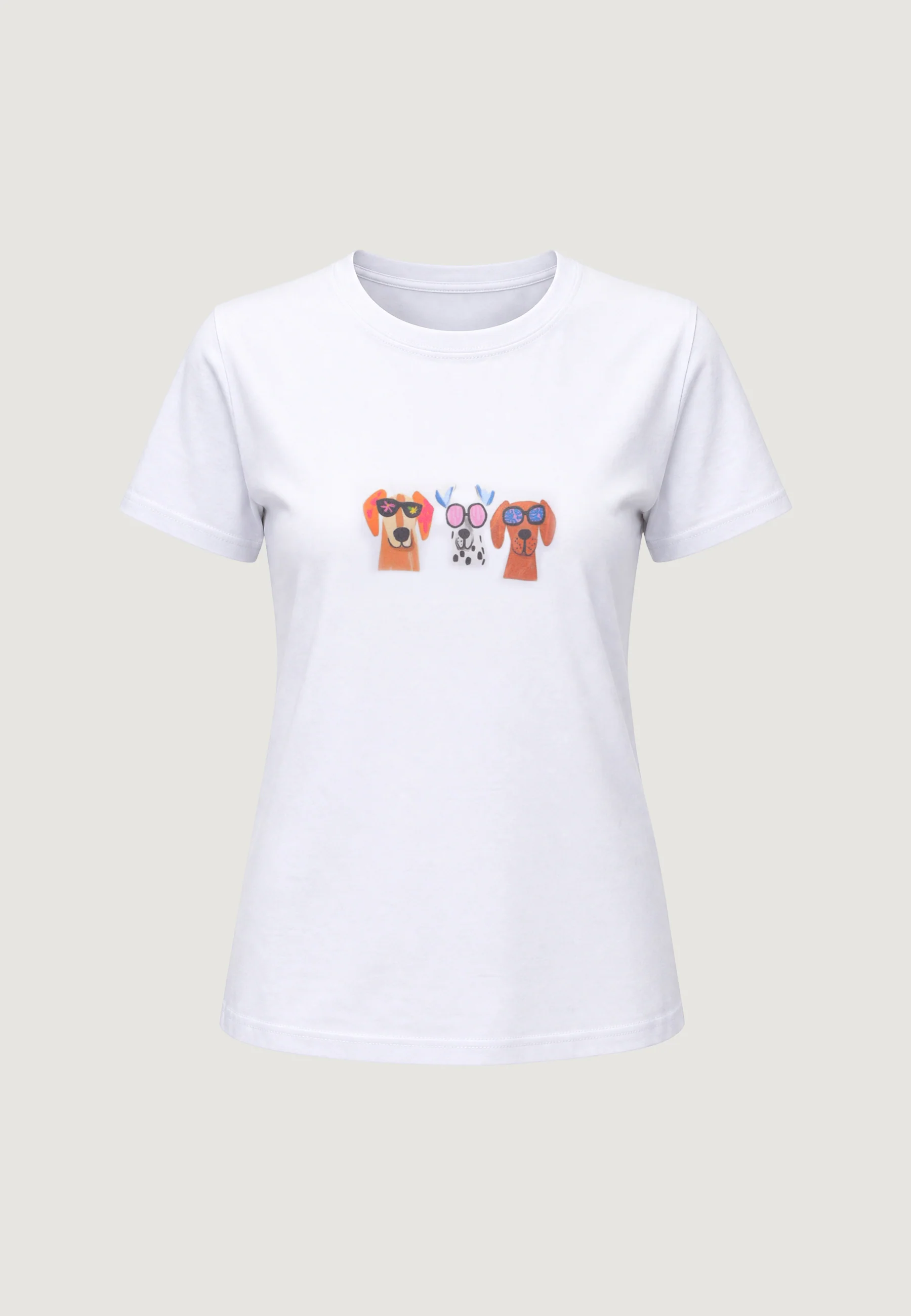 T-shirt I am T-SHIRT HEAVY COTTON STAMPA CAGNOLINI - Image 3