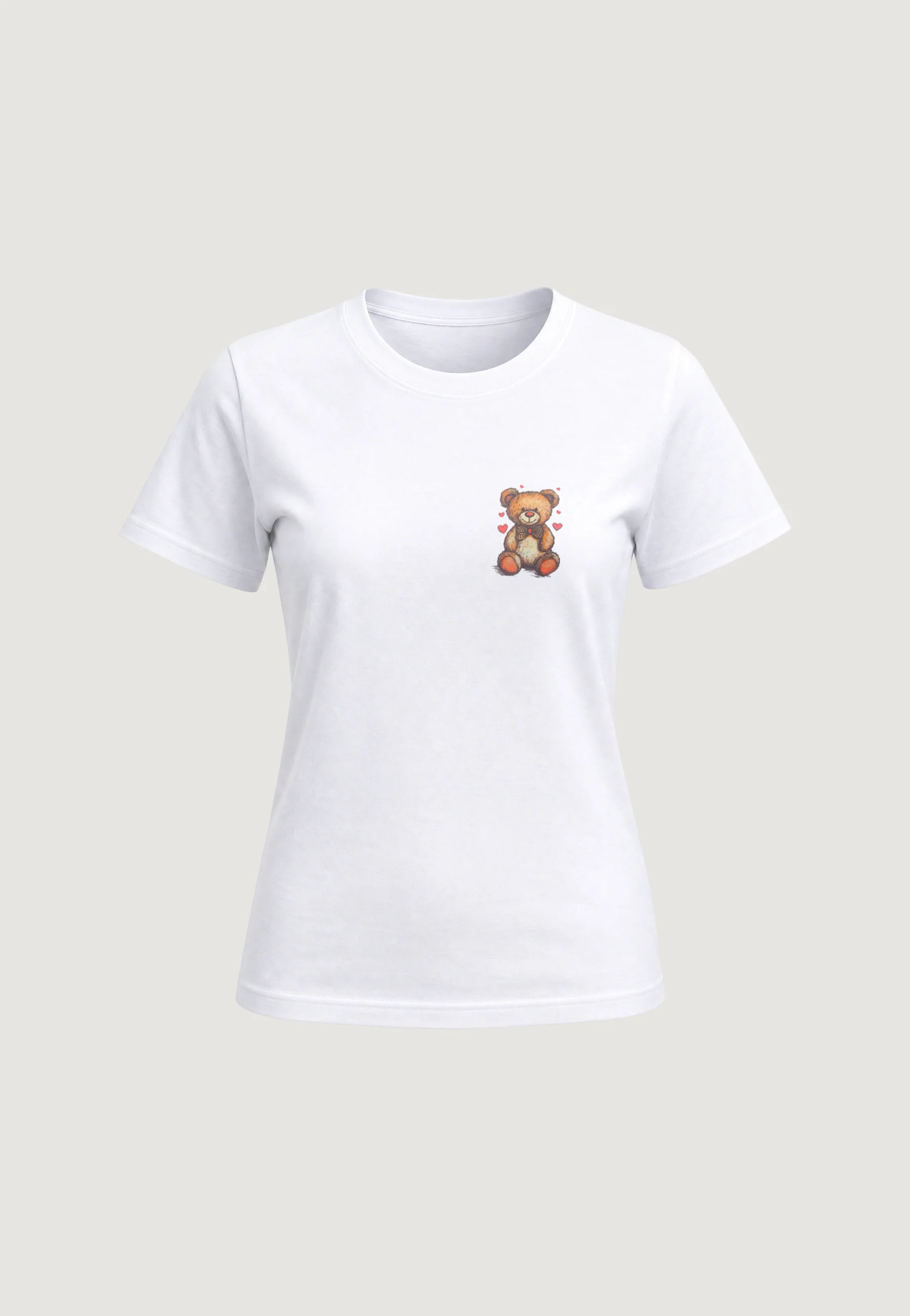 T-shirt I am T-SHIRT HEAVY COTTON STAMPA ORSETTO - Image 2