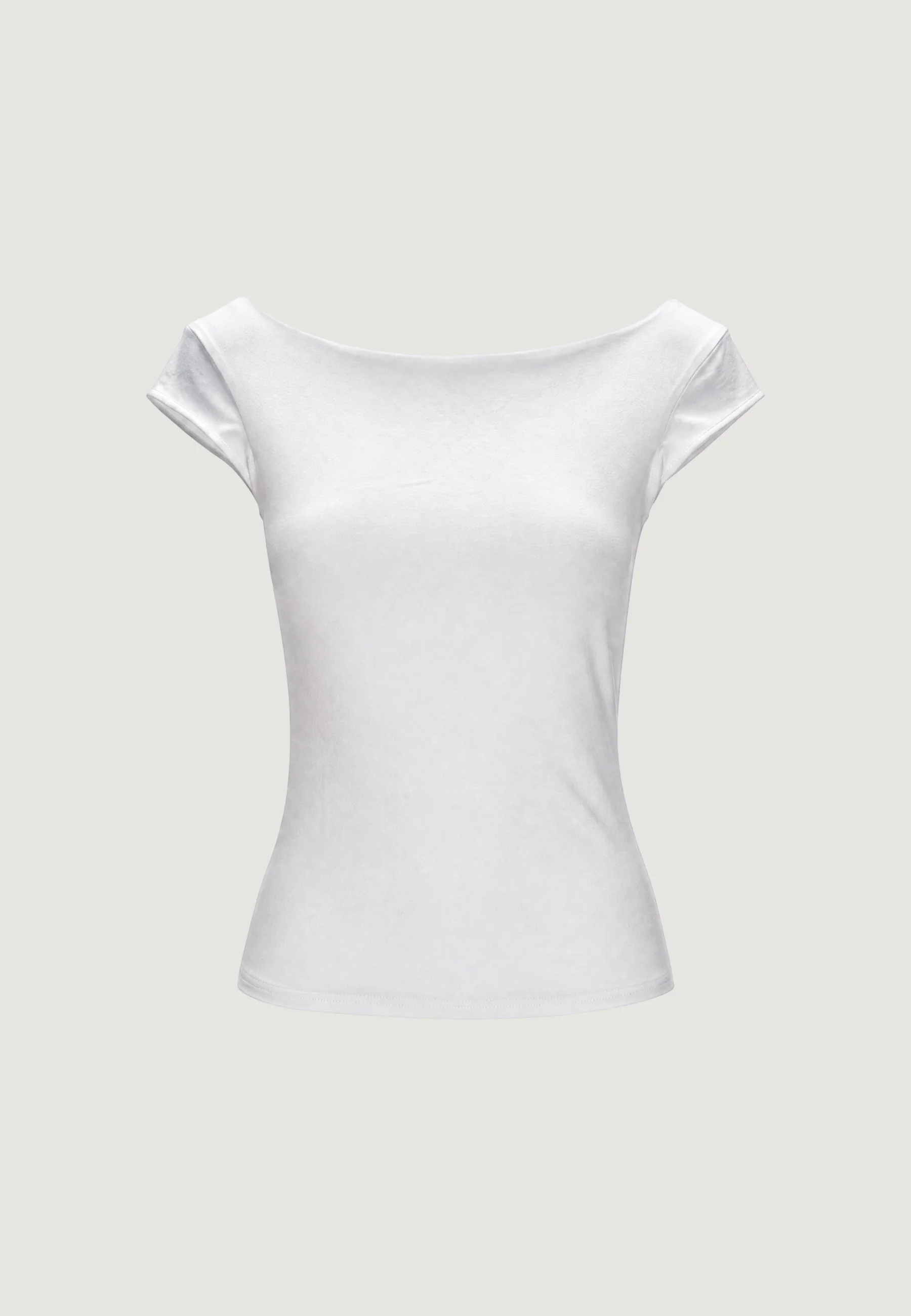 T-shirt I am TOP CON SCOLLO DIETRO - Image 4