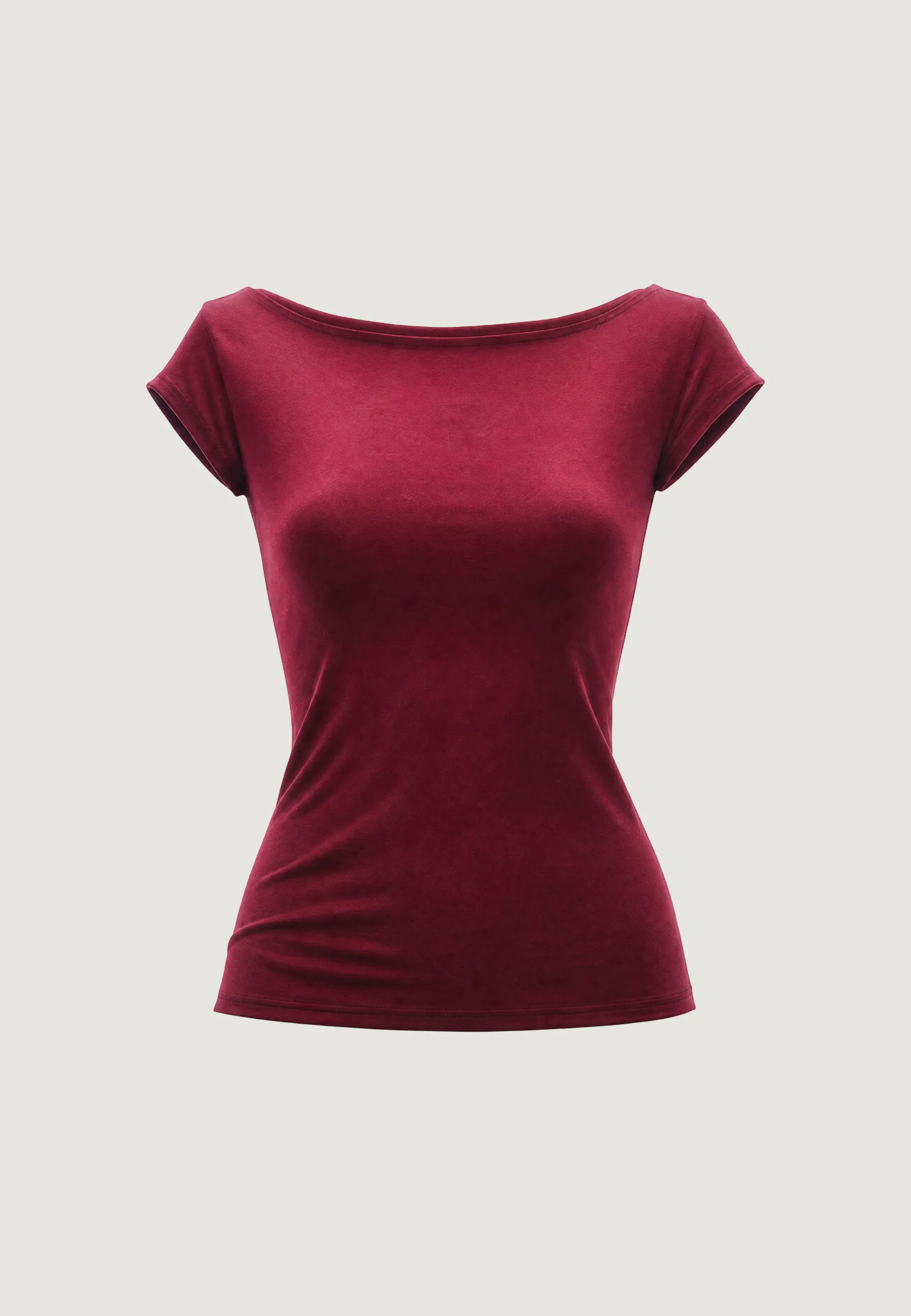 T-shirt I am TOP CON SCOLLO DIETRO - Image 4