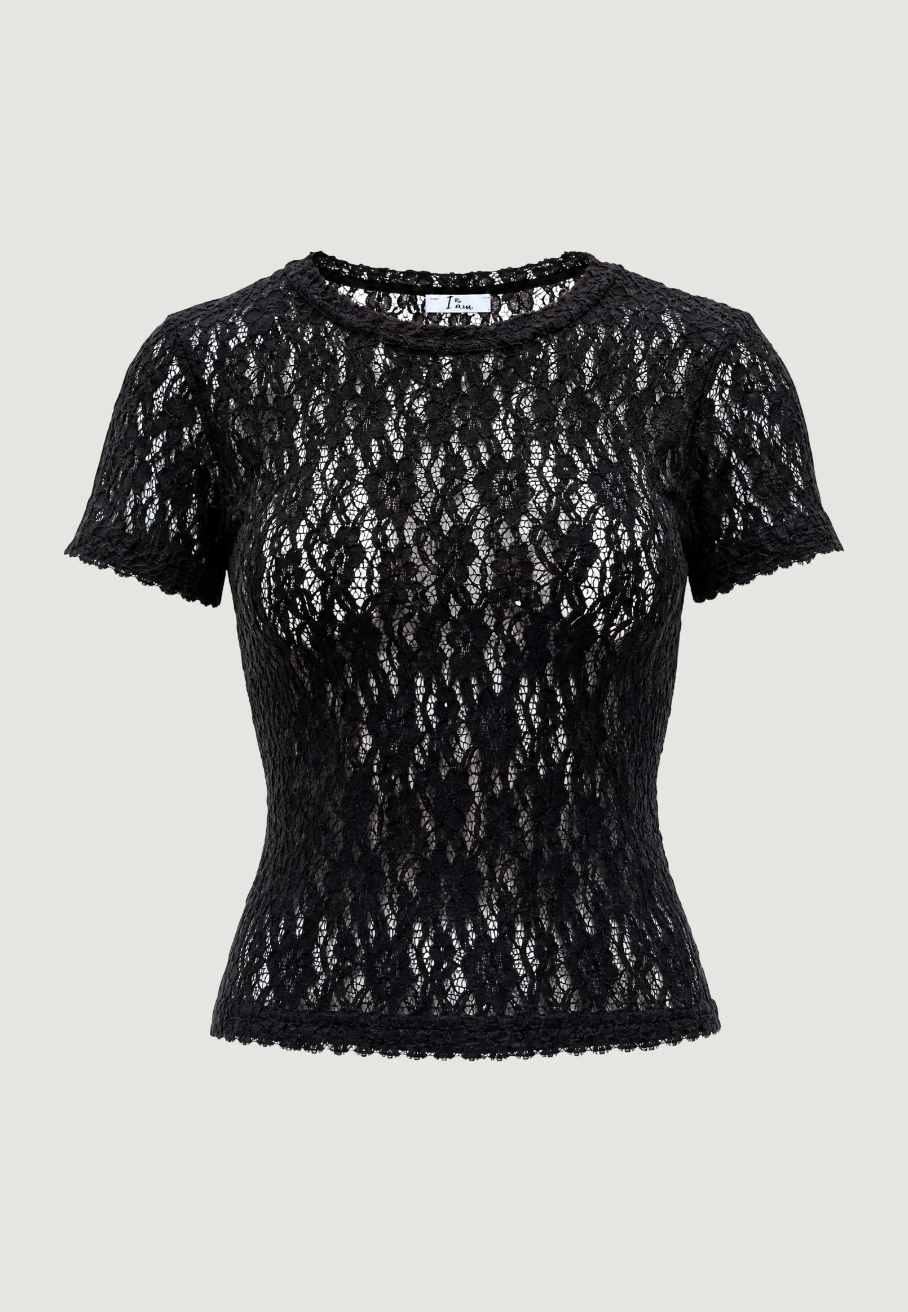 T-shirt I am Top Trasparente - Image 3