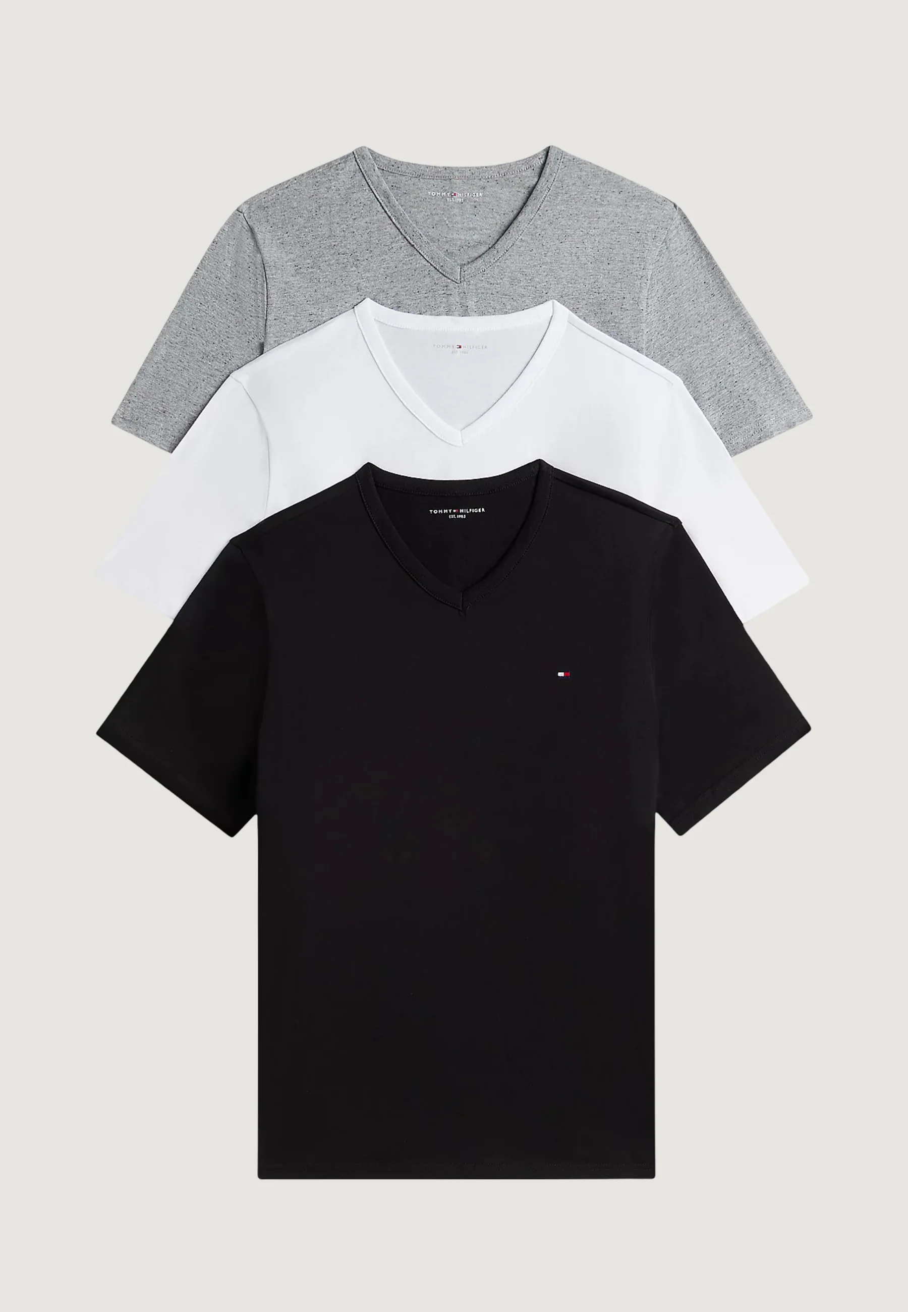 T-shirt intimo Tommy Hilfiger 3P SS V-NECK TEE