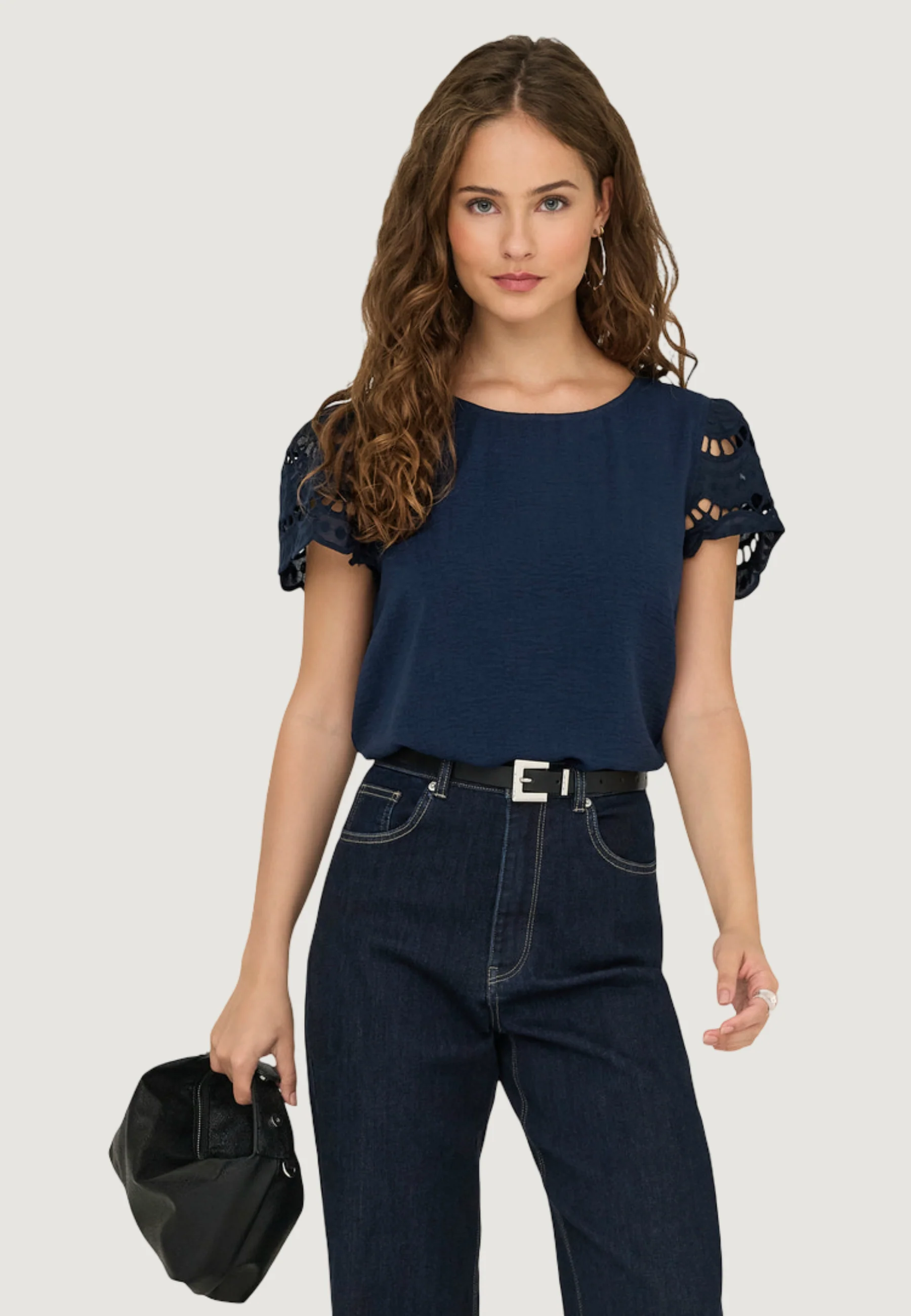 T-shirt Jacqueline de Yong Jdyhannah S/S Lace Wvn