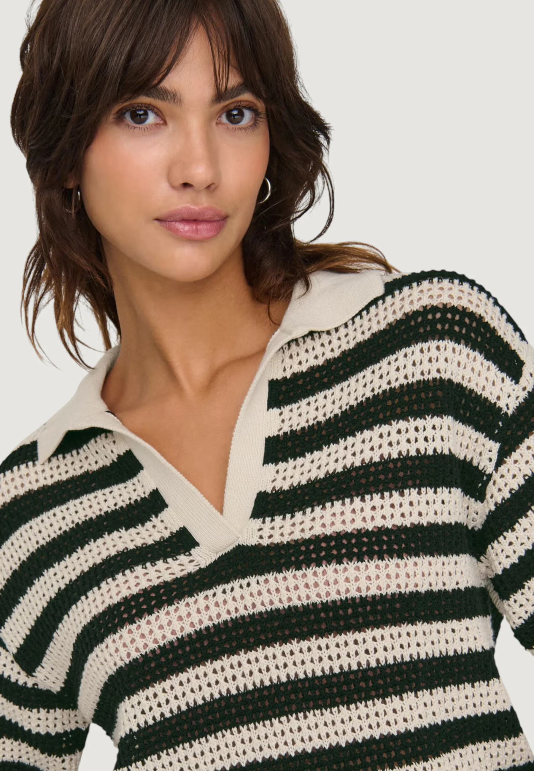T-shirt Jacqueline de Yong JDYTIKKA S/S POLO PULLOVER KNT NOOS - Image 5