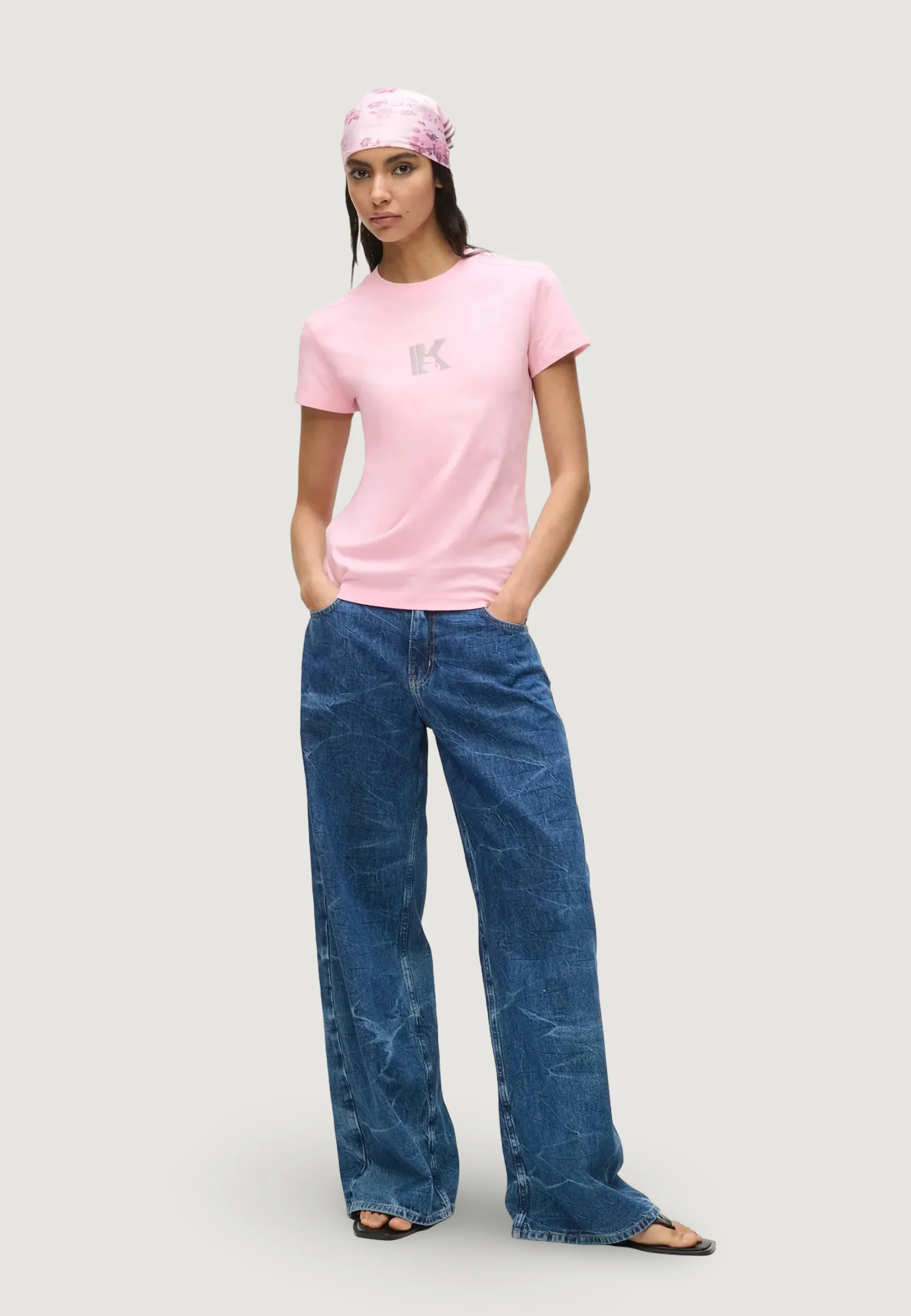 T-shirt Karl Lagerfeld Jeans KLJ Slim Ss K Logo Tee - Image 4