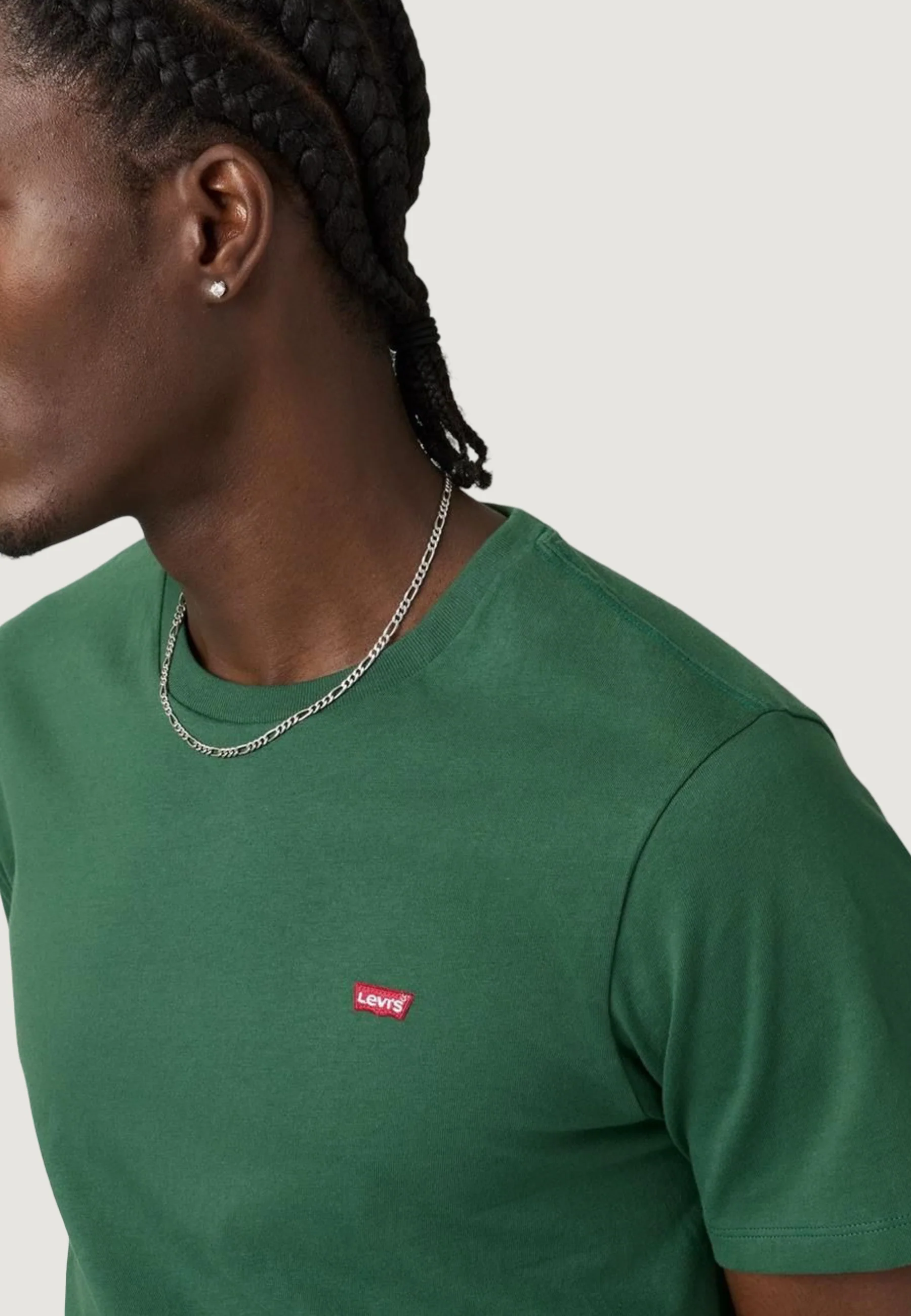 T-shirt Levi's® SS ORIGINAL HM TEE DARK GREEN JERSEY - Image 3