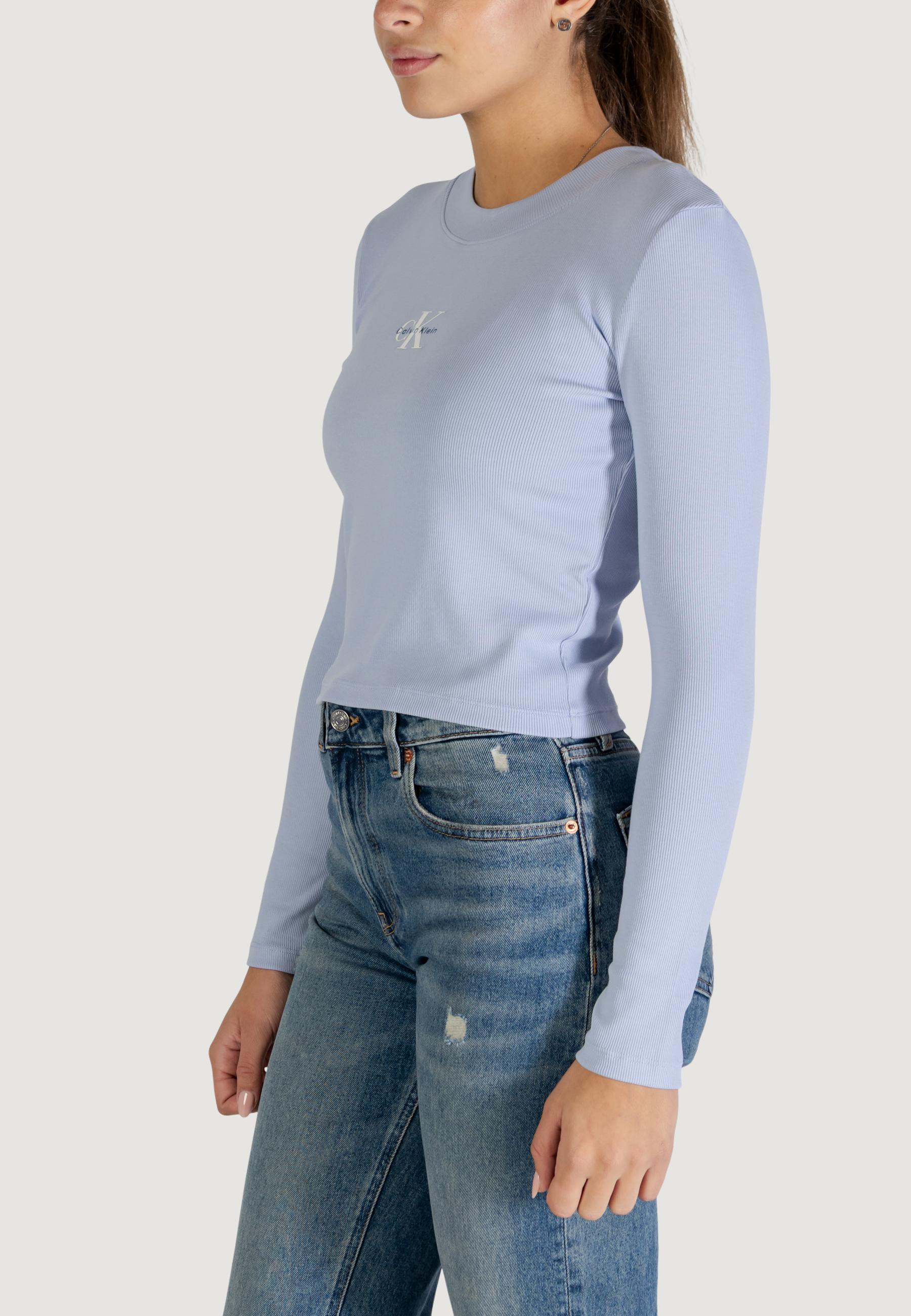 T-shirt manica lunga Calvin Klein Jeans A- LS MONOGRAM BABY - Image 3