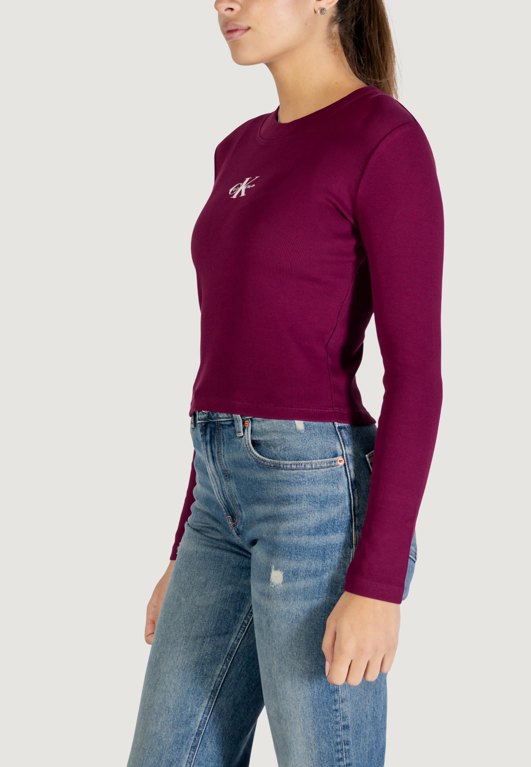 T-shirt manica lunga Calvin Klein Jeans A- LS MONOGRAM BABY - Image 2