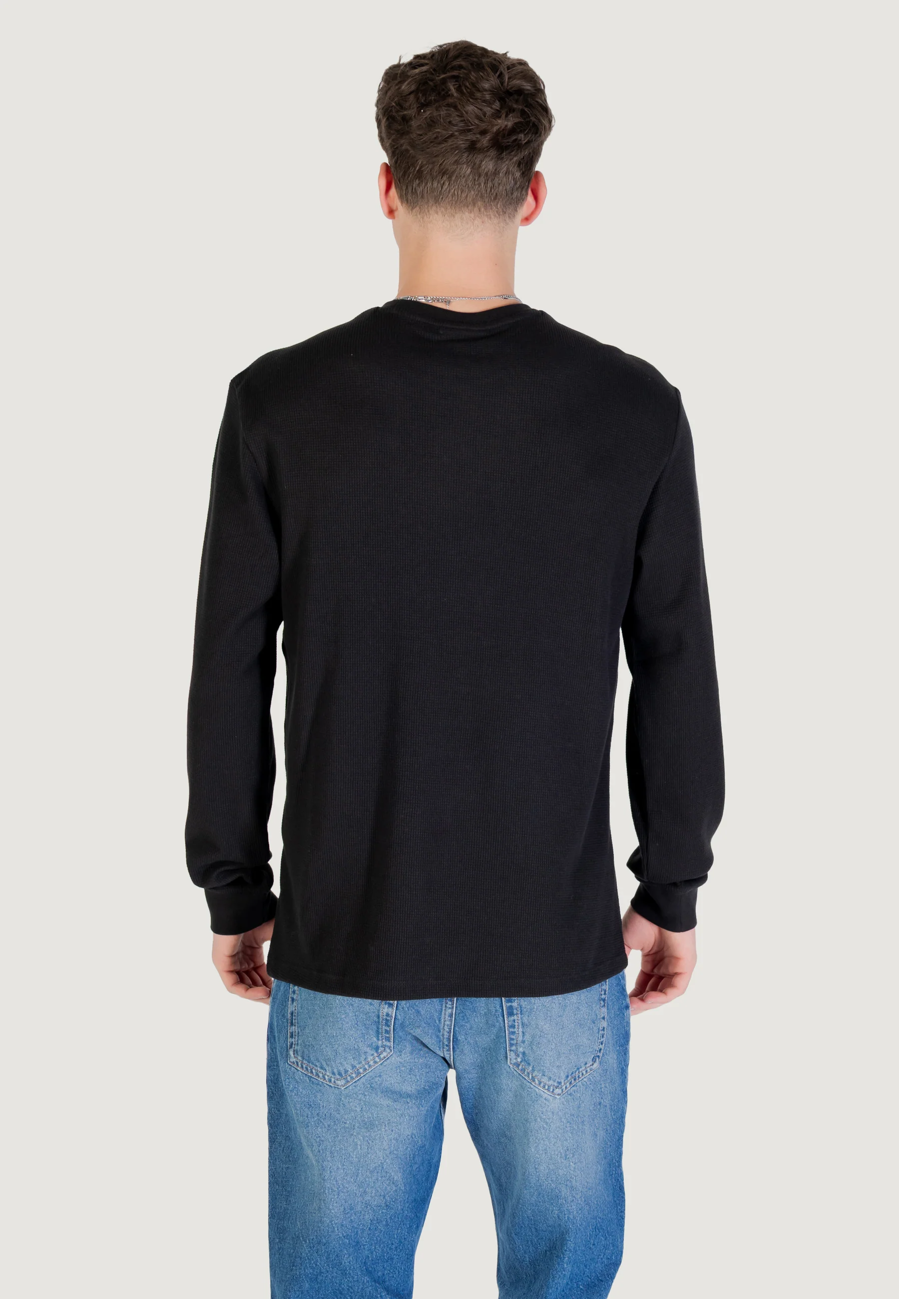 T-shirt manica lunga Calvin Klein Jeans LS WAFFLE BADGE CREW - Image 4
