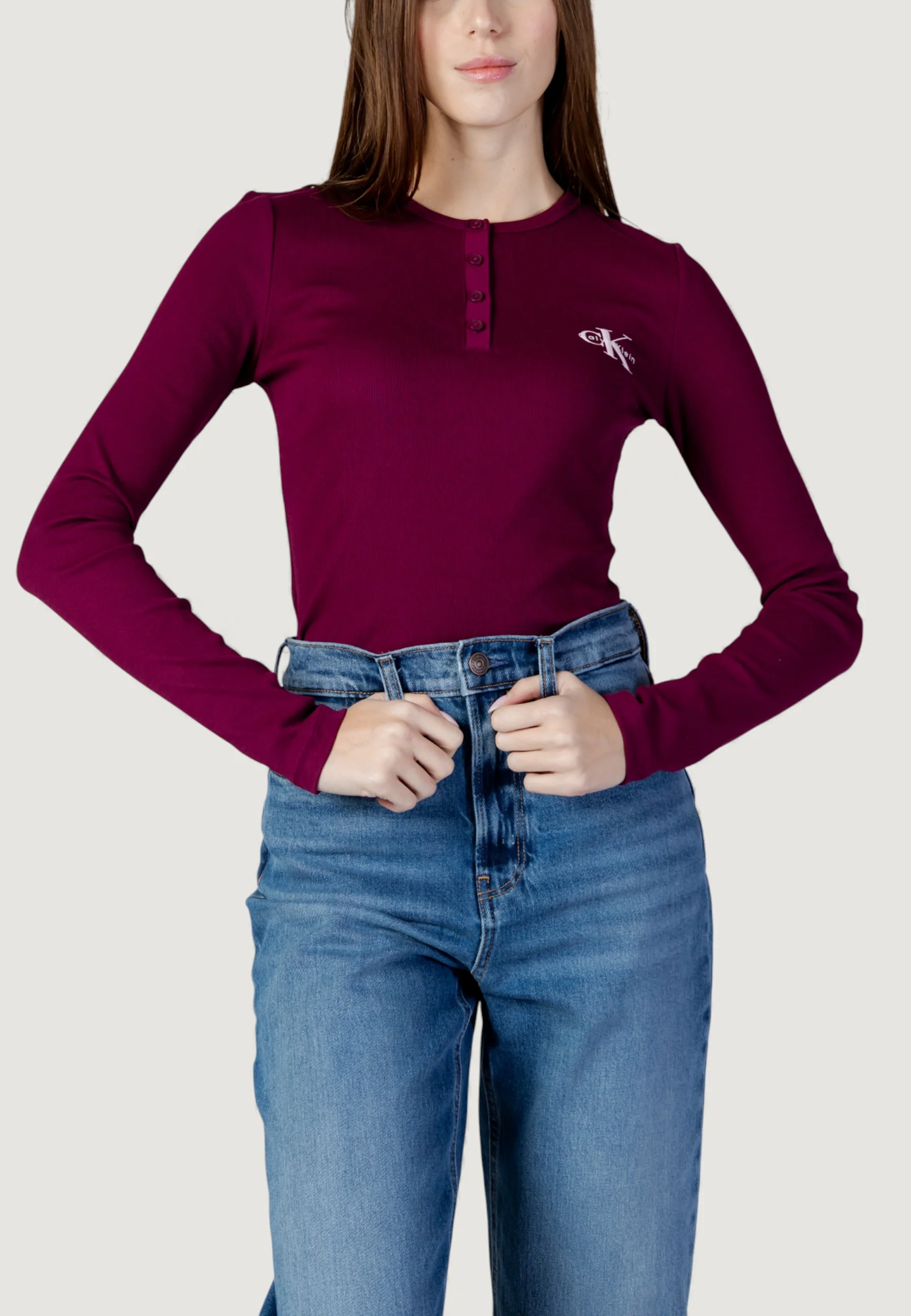 T-shirt manica lunga Calvin Klein Jeans LV047E201G