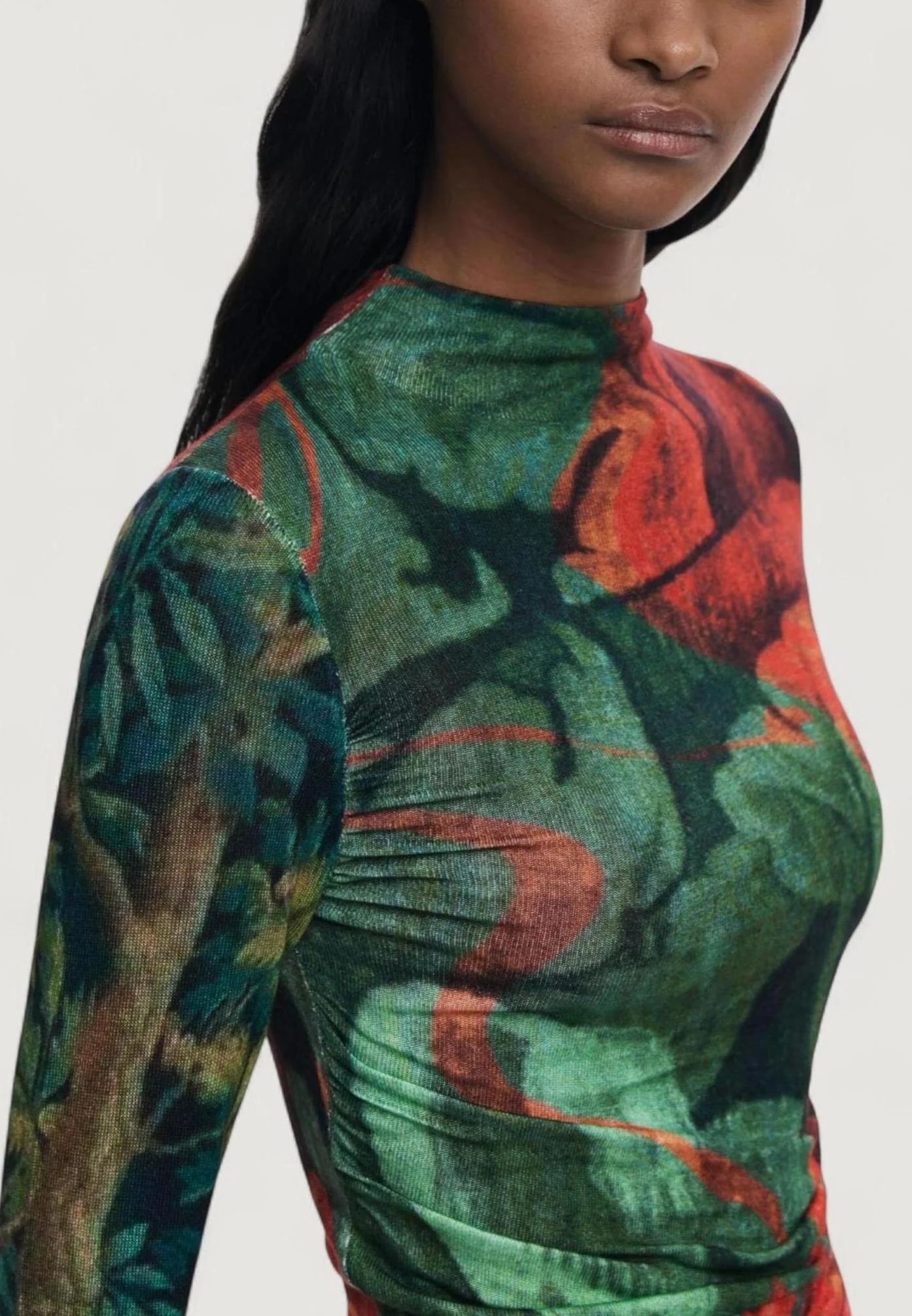 T-shirt manica lunga Desigual JERS_TAPIZ_LACROI - Image 4
