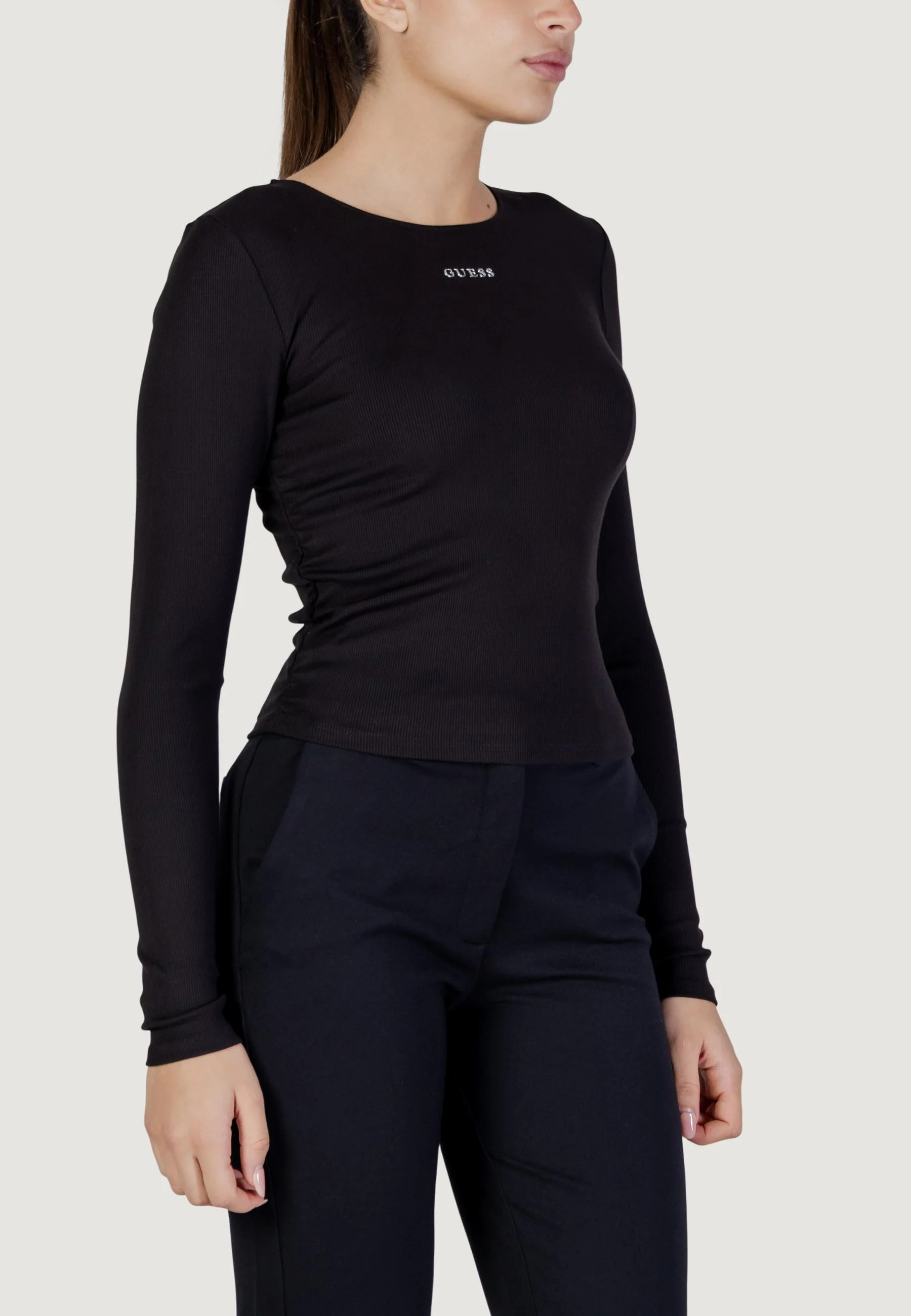 T-shirt manica lunga Guess Active NAT RIB LS TOP - Image 3