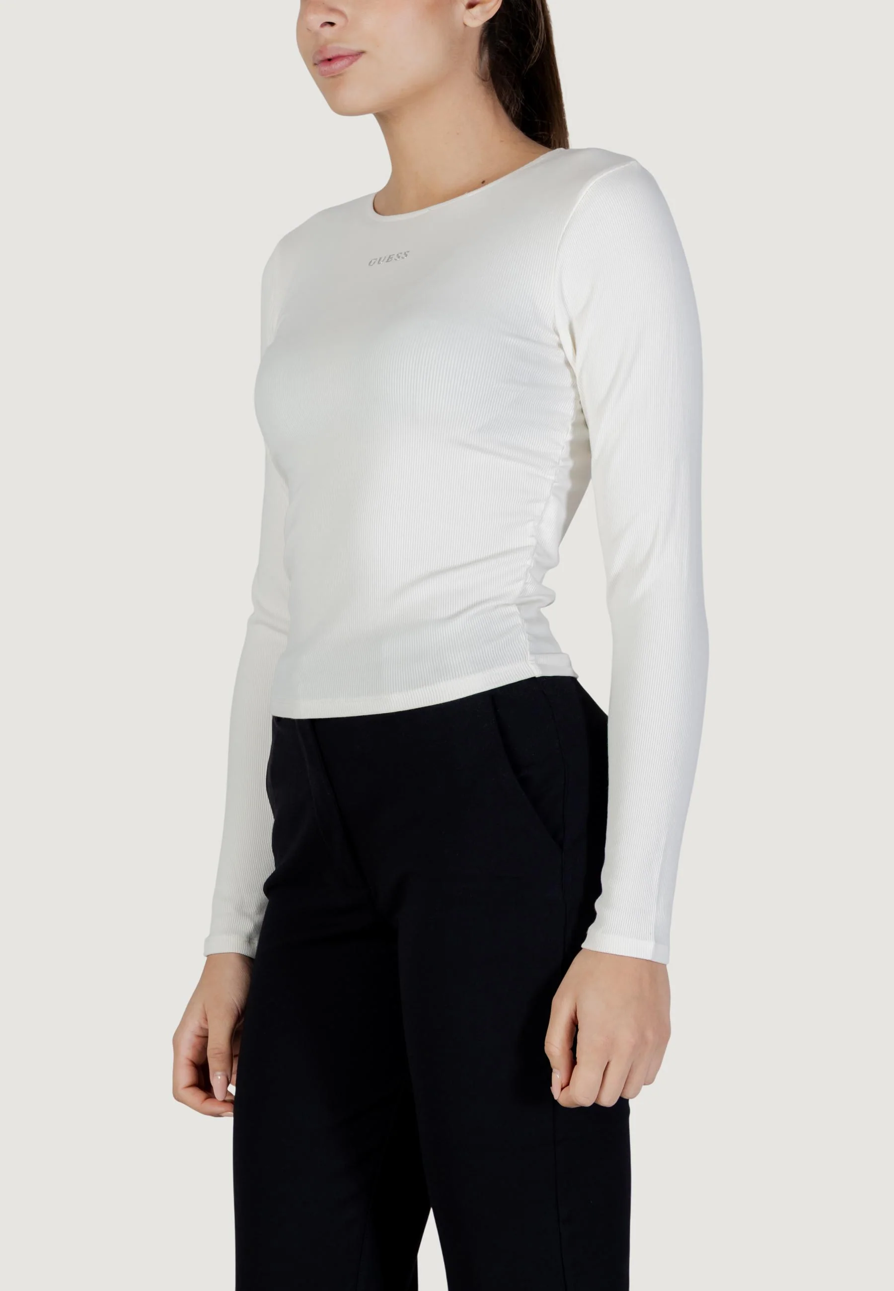 T-shirt manica lunga Guess Active NAT RIB LS TOP - Image 5