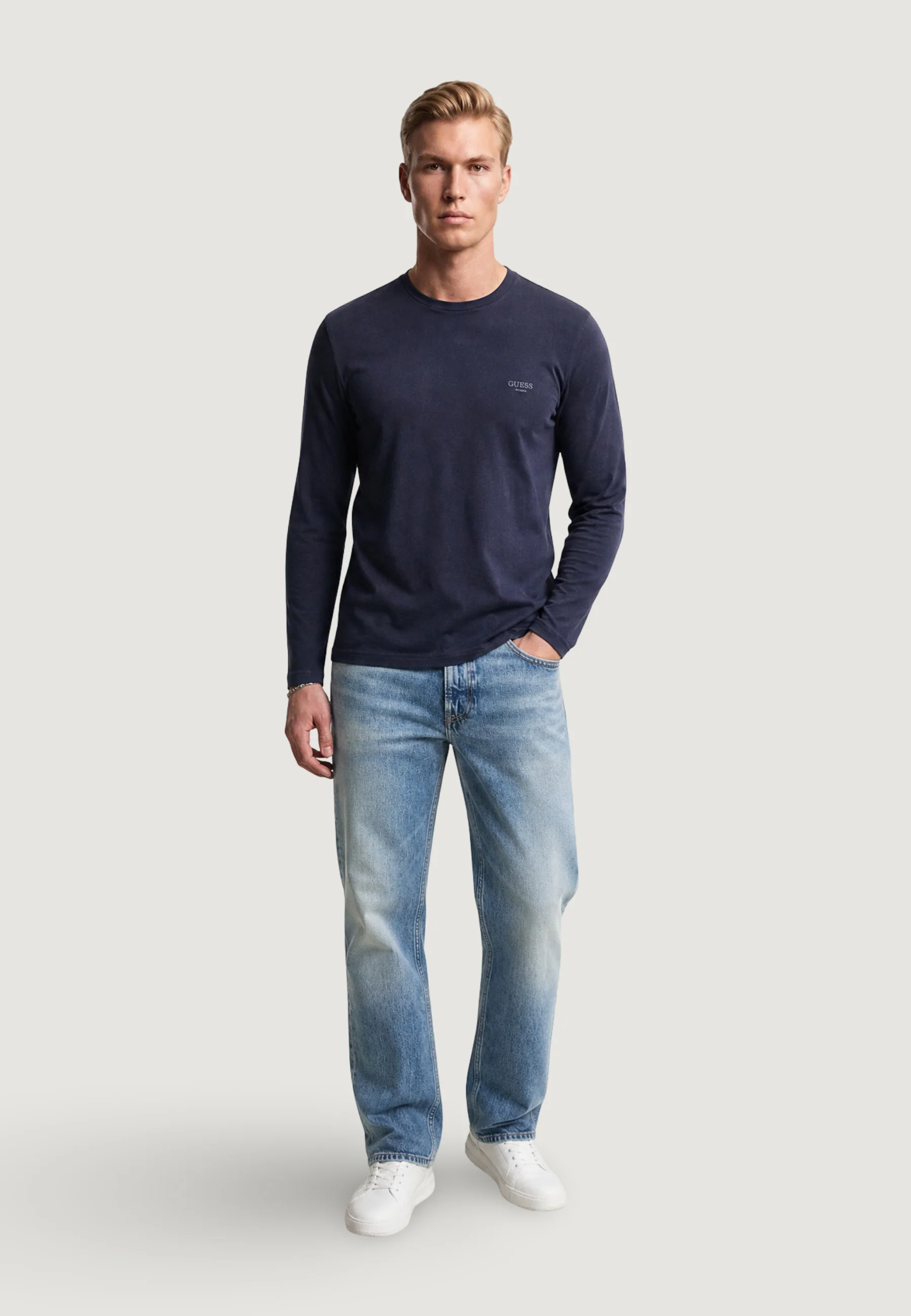 T-shirt manica lunga Guess CN LS CORE EXTRA SLI - Image 5